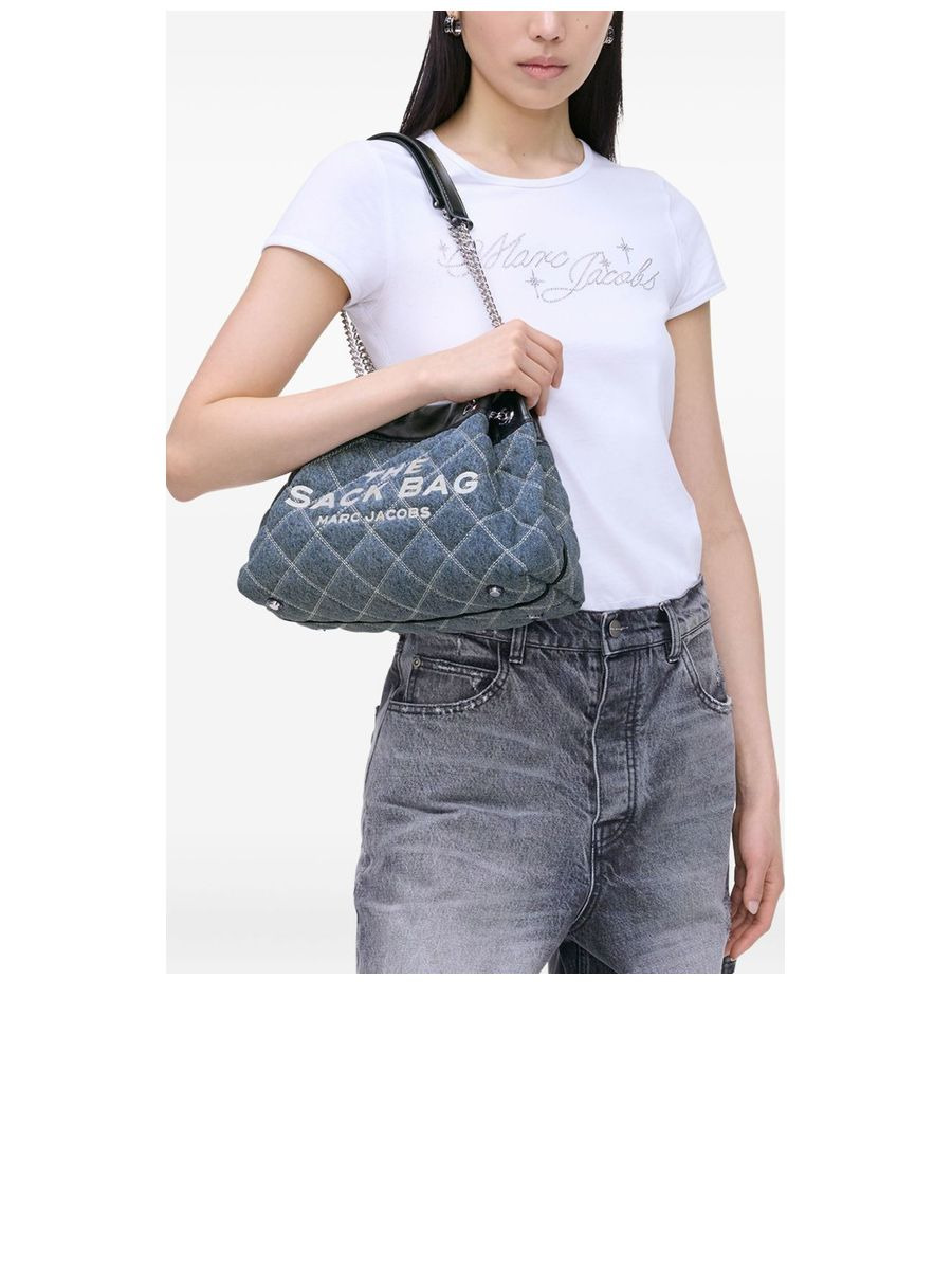 The Quilted Denim Chain Sack - 2