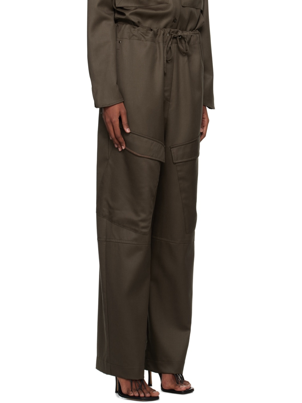 SSENSE Work Capsule – Brown Herb Trousers - 2