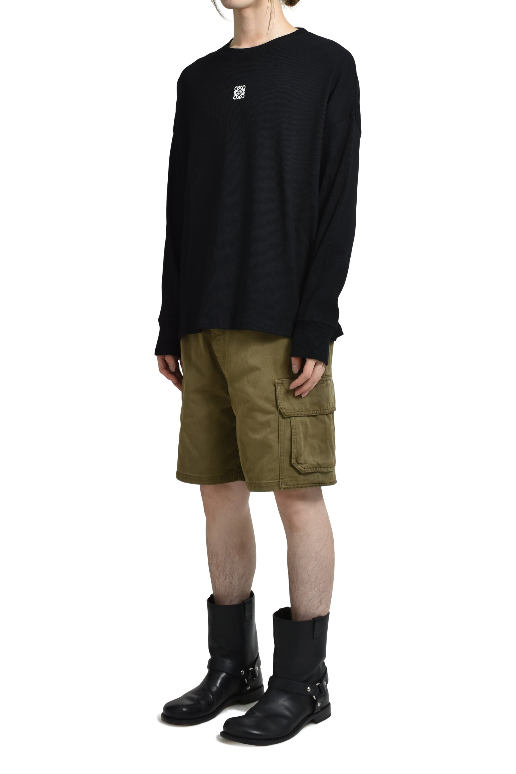 LONG SLEEVE T-SHIRT / BLK - 4