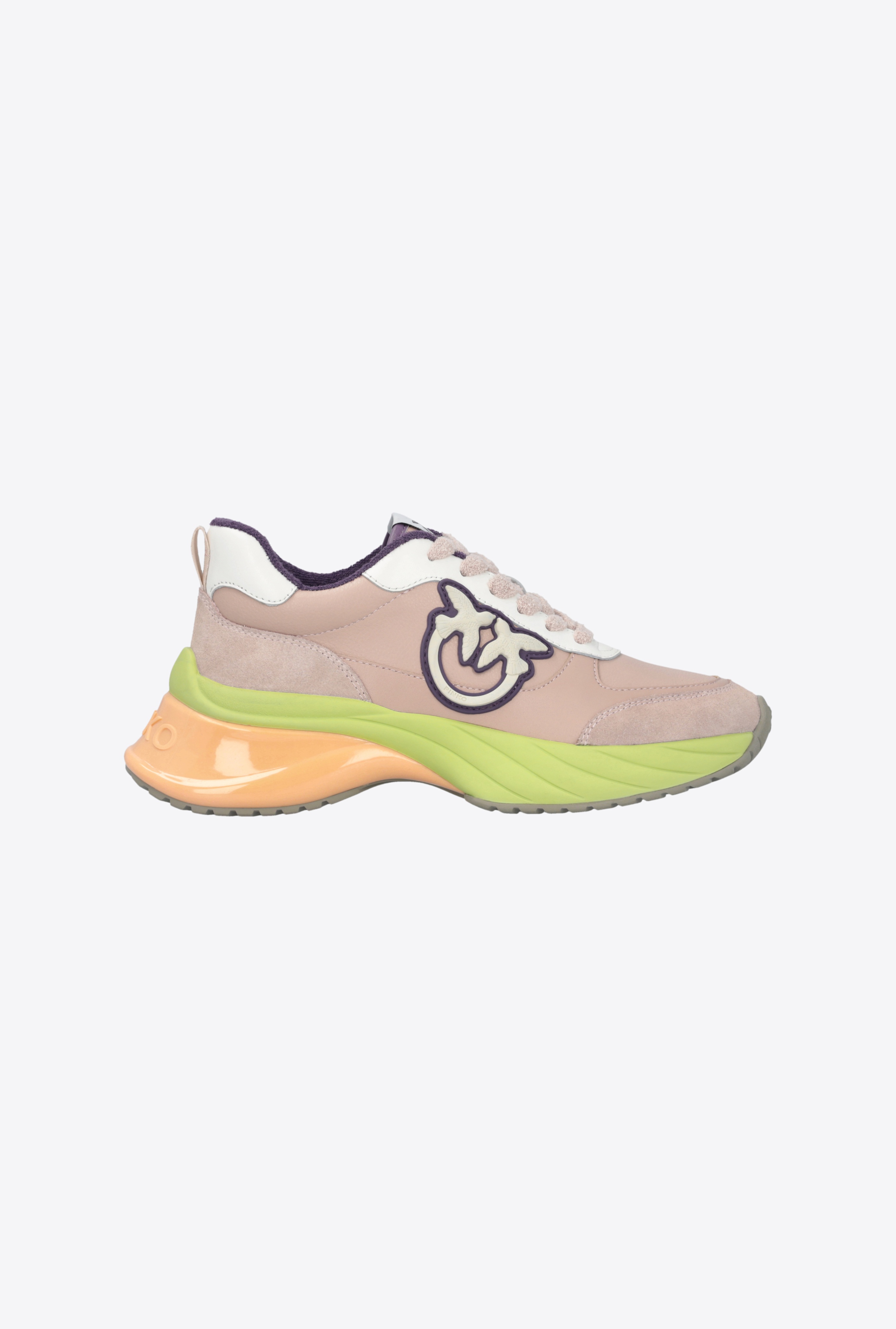 MULTICOLOURED ARIEL SNEAKERS WITH SUEDE DETAILS - 1
