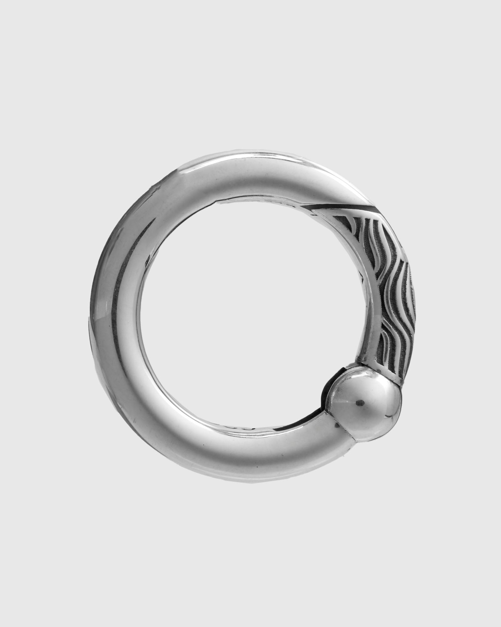 Smooth/Dessert Sessions Spring Ring A in Sterling Silver - 4