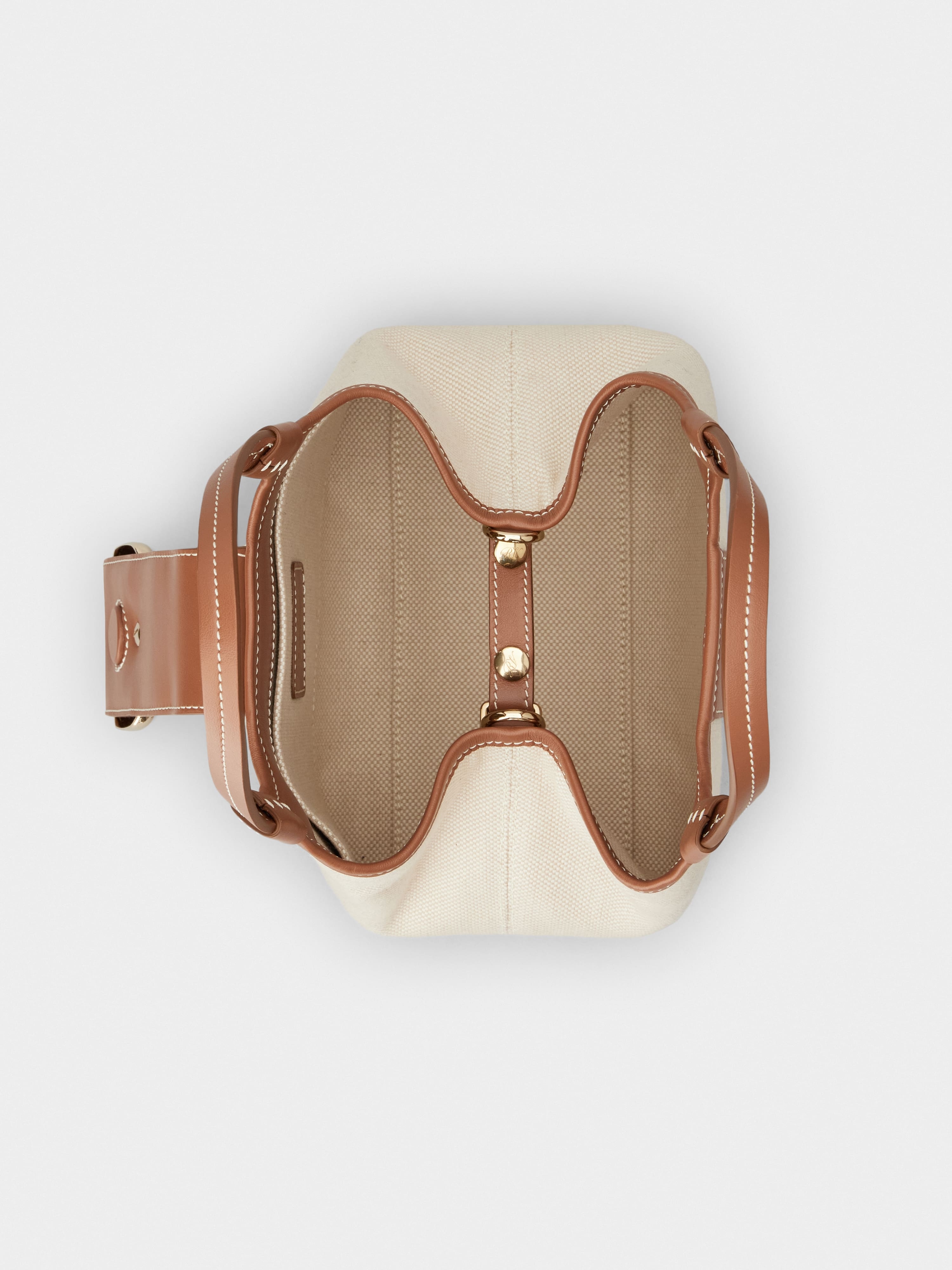 Viv' Choc Mini Shopping Bag in canvas - 6