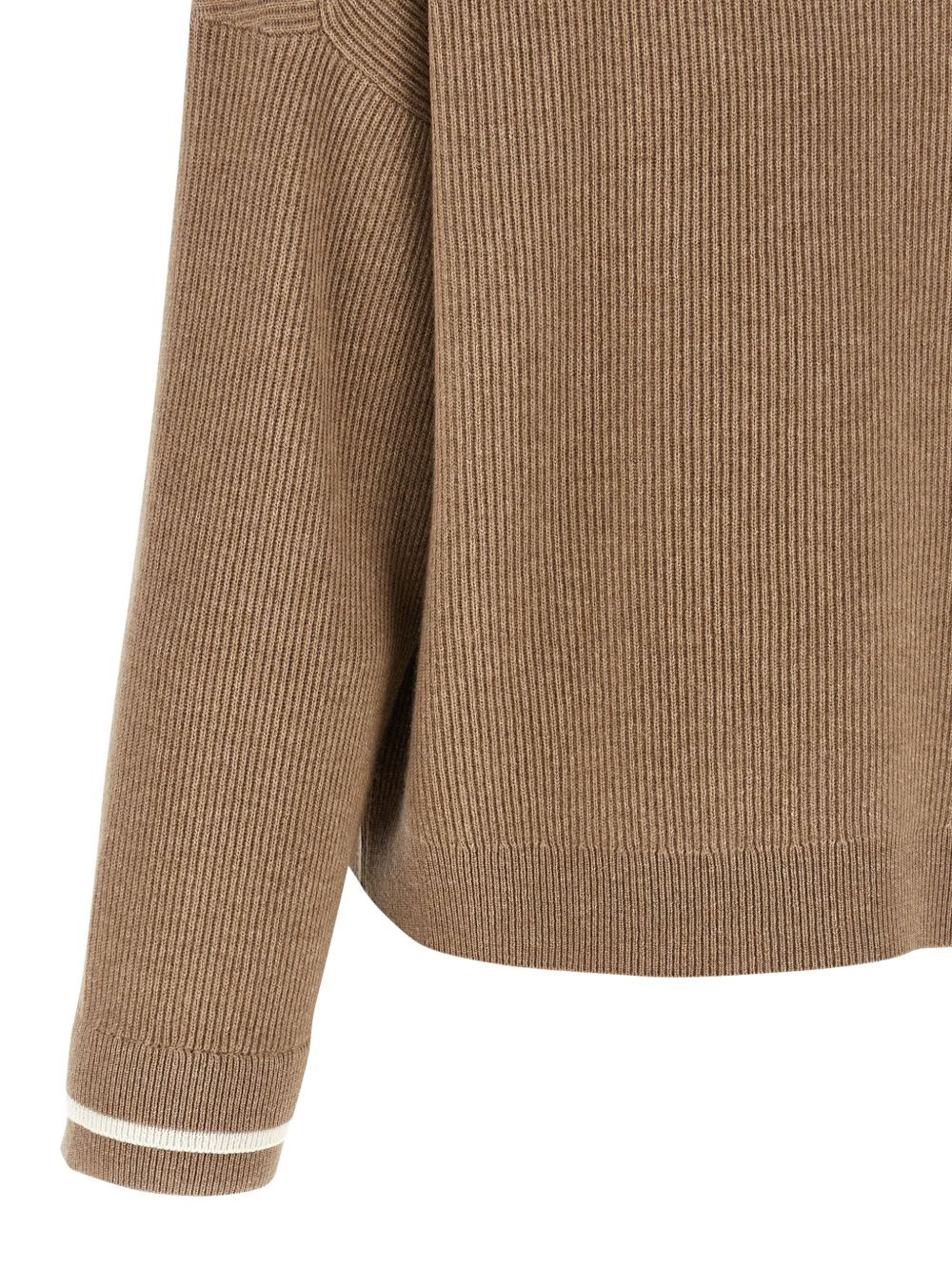 ribbed high-neck sweater - 4