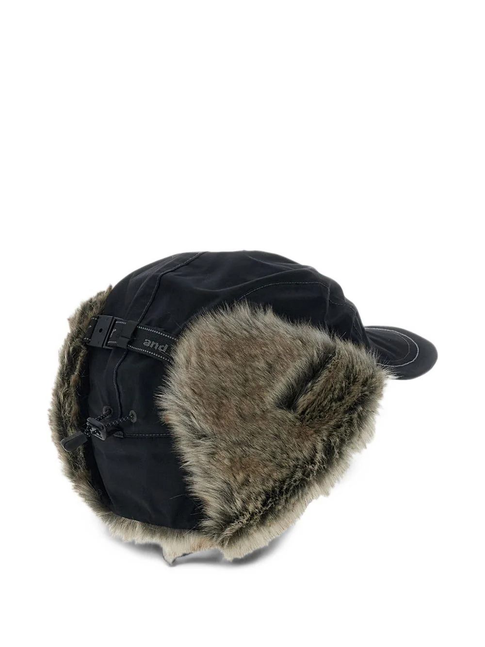 faux-fur trim trapper hat - 1