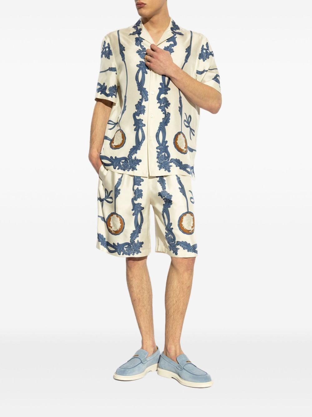 Cameo-print shorts - 2