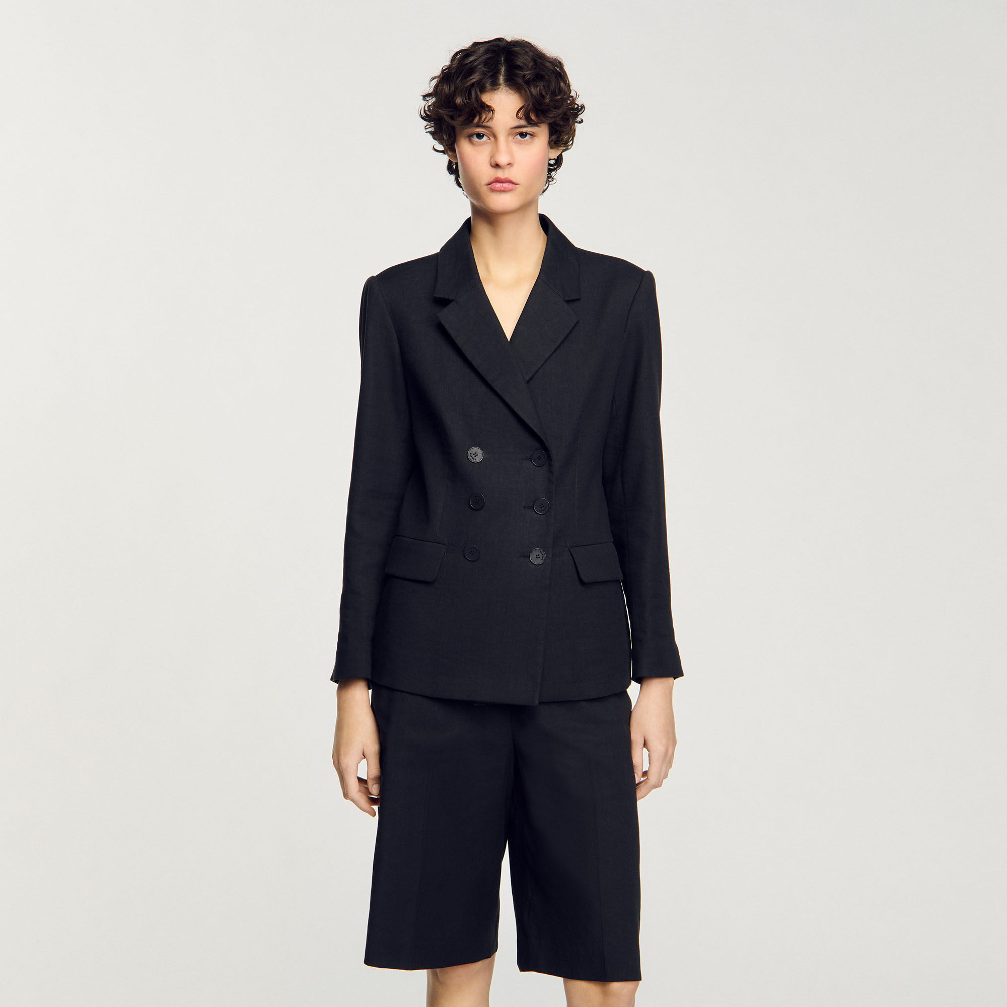 DOUBLE-BREASTED SUIT JACKET - 4