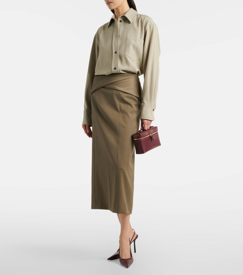 Victoria Beckham Vanity leather vanity bag outlook