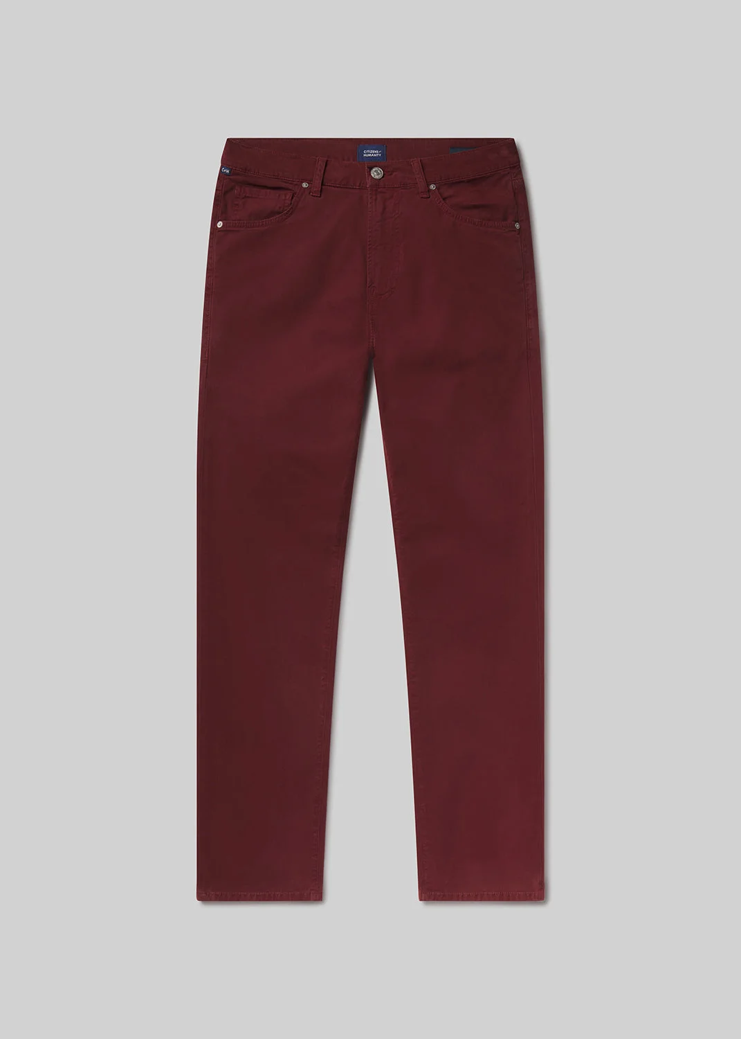 Gage Slim Straight Italian Canvas In Chestnut - 1