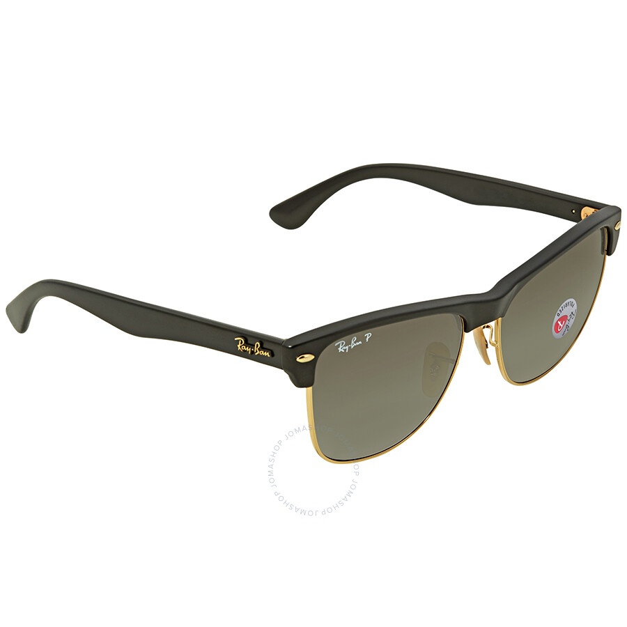 Ray Ban Clubmaster Oversized Polarized Grey Gradient Square Men's Sunglasses RB4175 877/M3 57 - 2