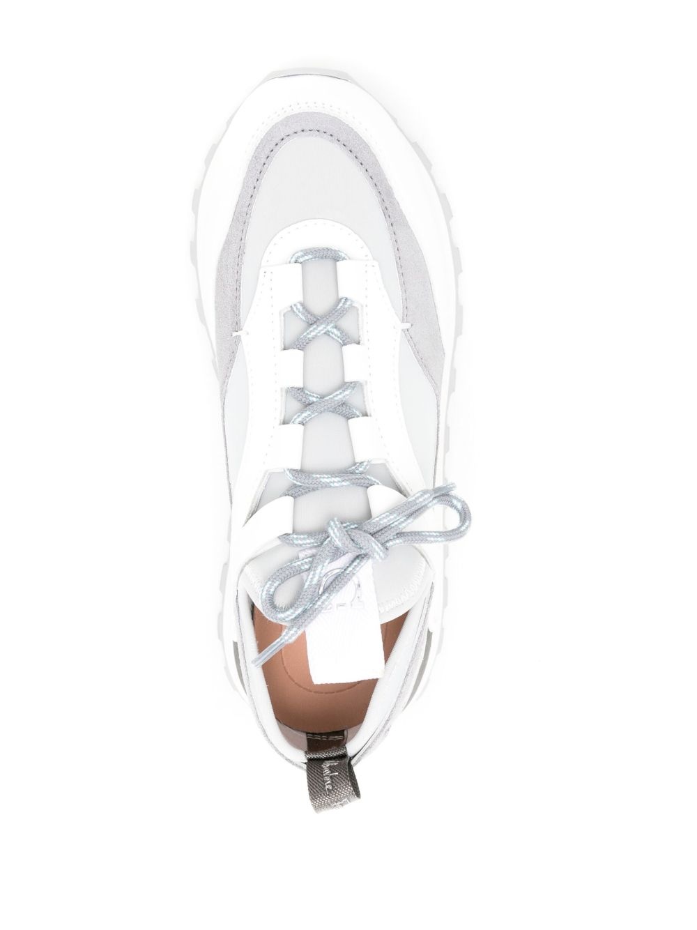 lace-up low-top sneakers - 4