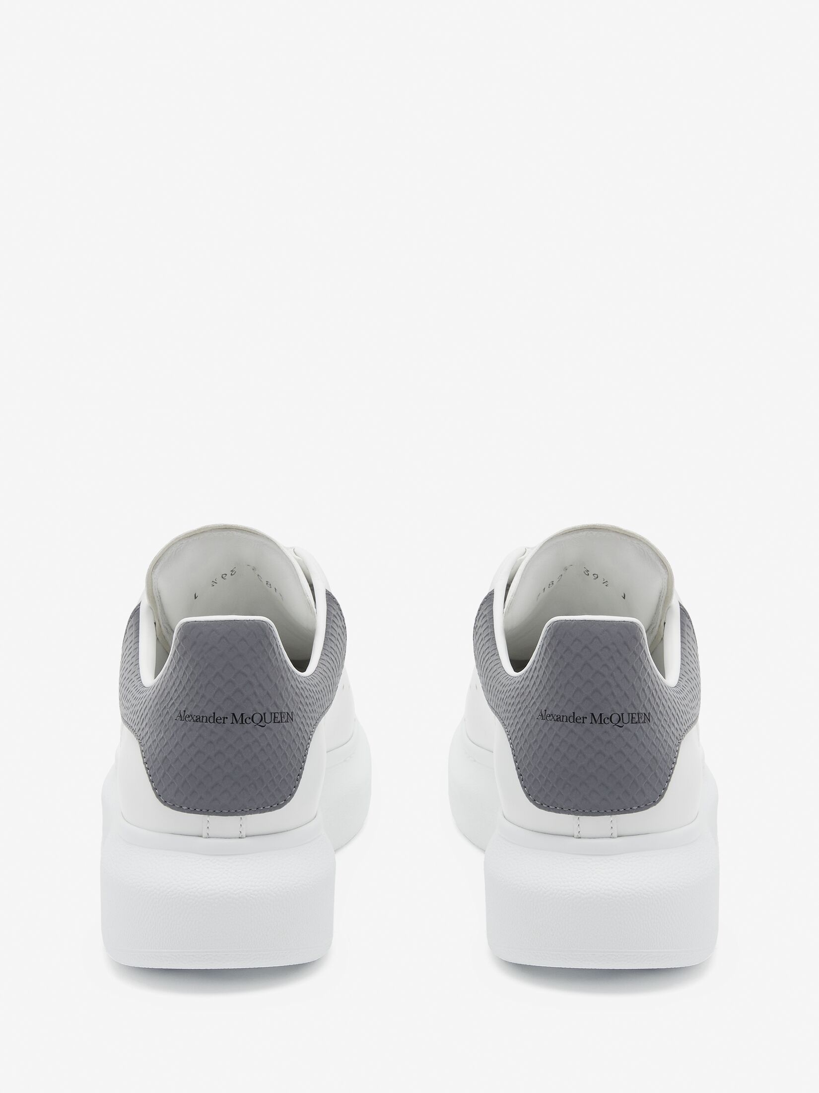Women's Oversized Sneaker in White/grey - 3