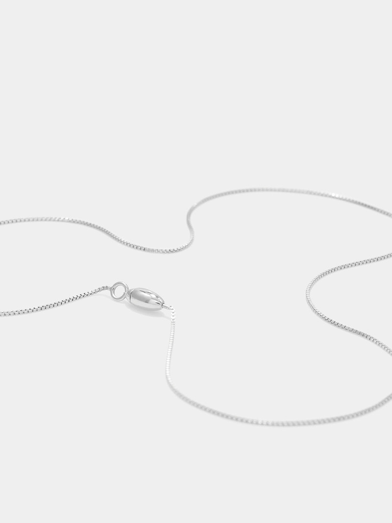 Aeyde Stevie Palladium-Plated Chain Necklace outlook