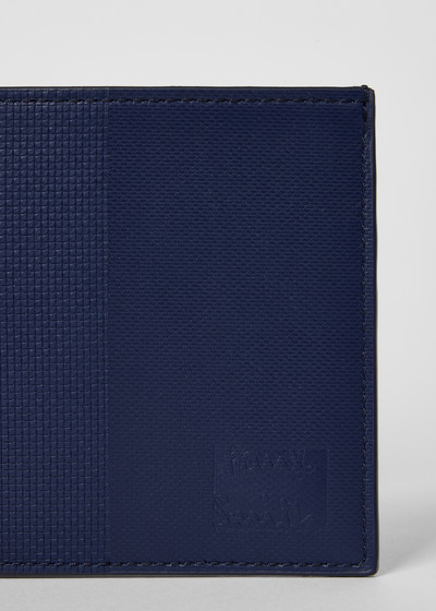 Paul Smith Navy Embossed Leather Billfold Wallet outlook