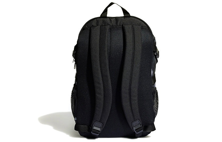 adidas Printing Stripe logo Large Capacity Backpack Unisex White / Gray / Black HI5958 - 4