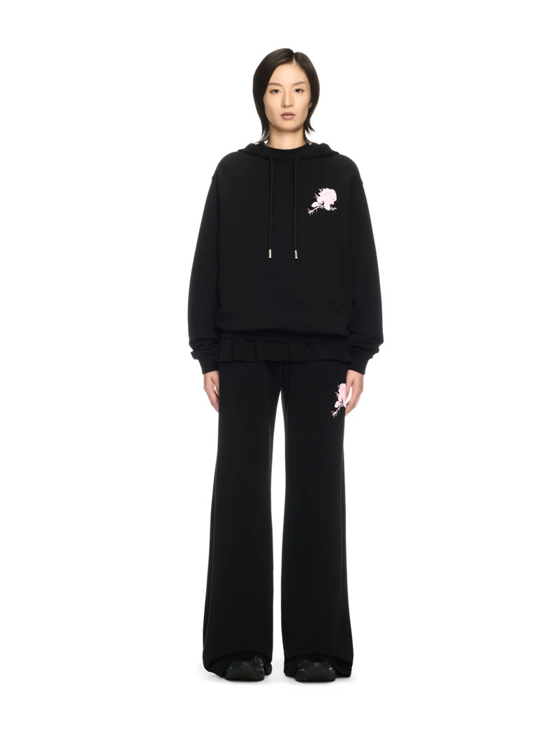 Off-White Black Rose Arrow Hoodie outlook