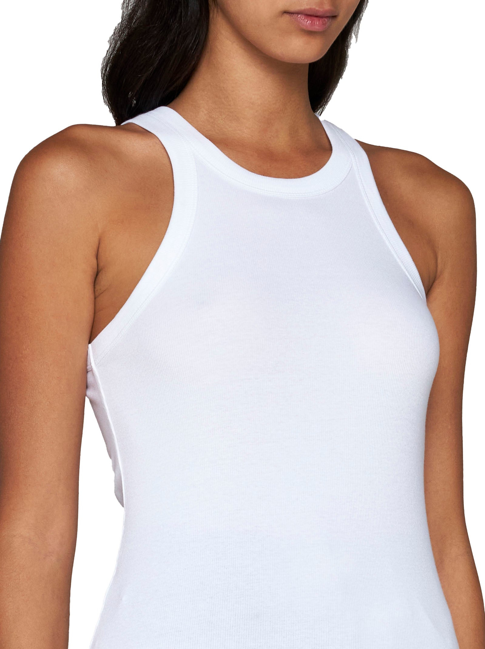 Toteme Women Cotton Ribbed Knit Tank Top - 5