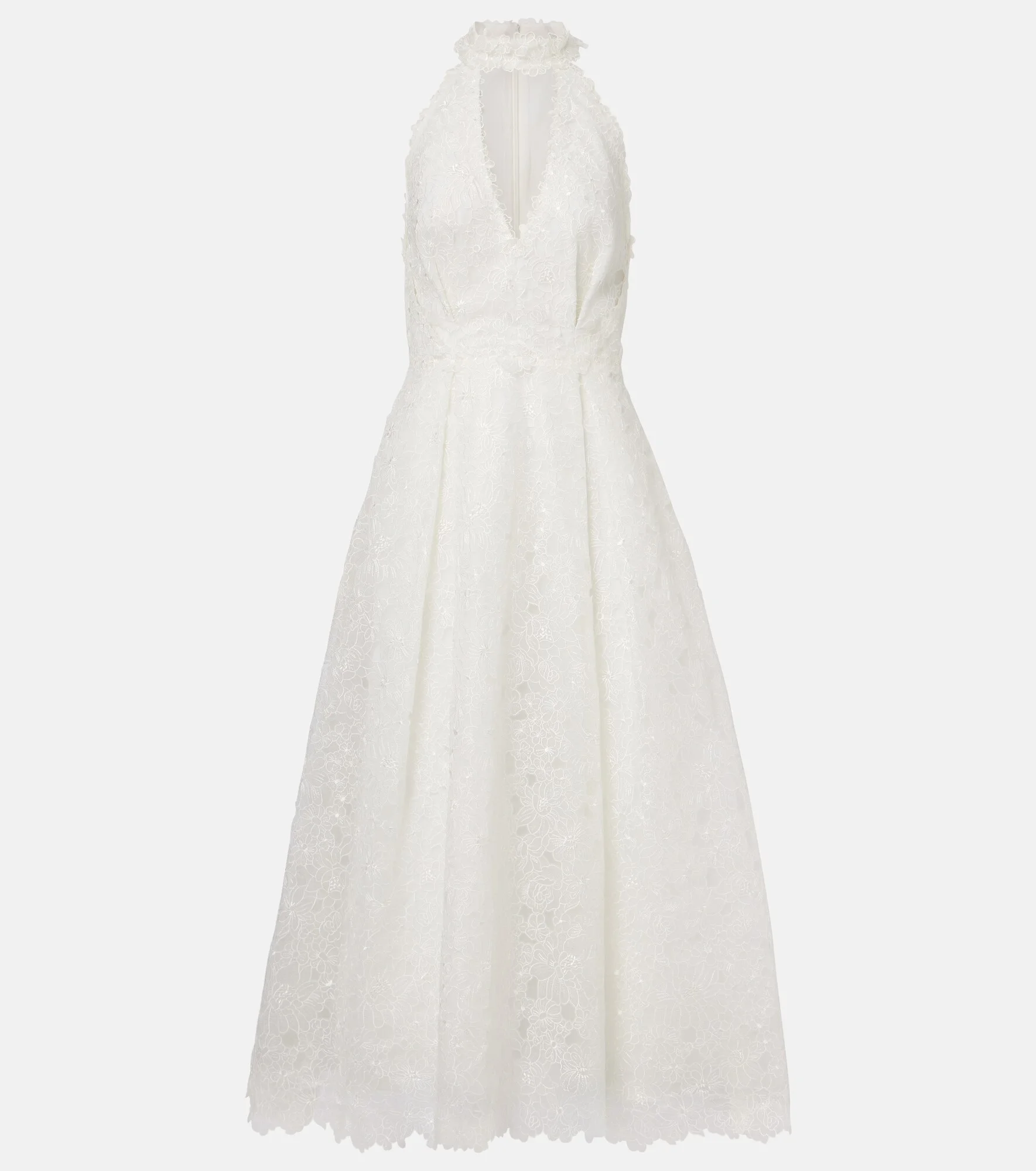 Lavinia embroidered organza cocktail dress - 1
