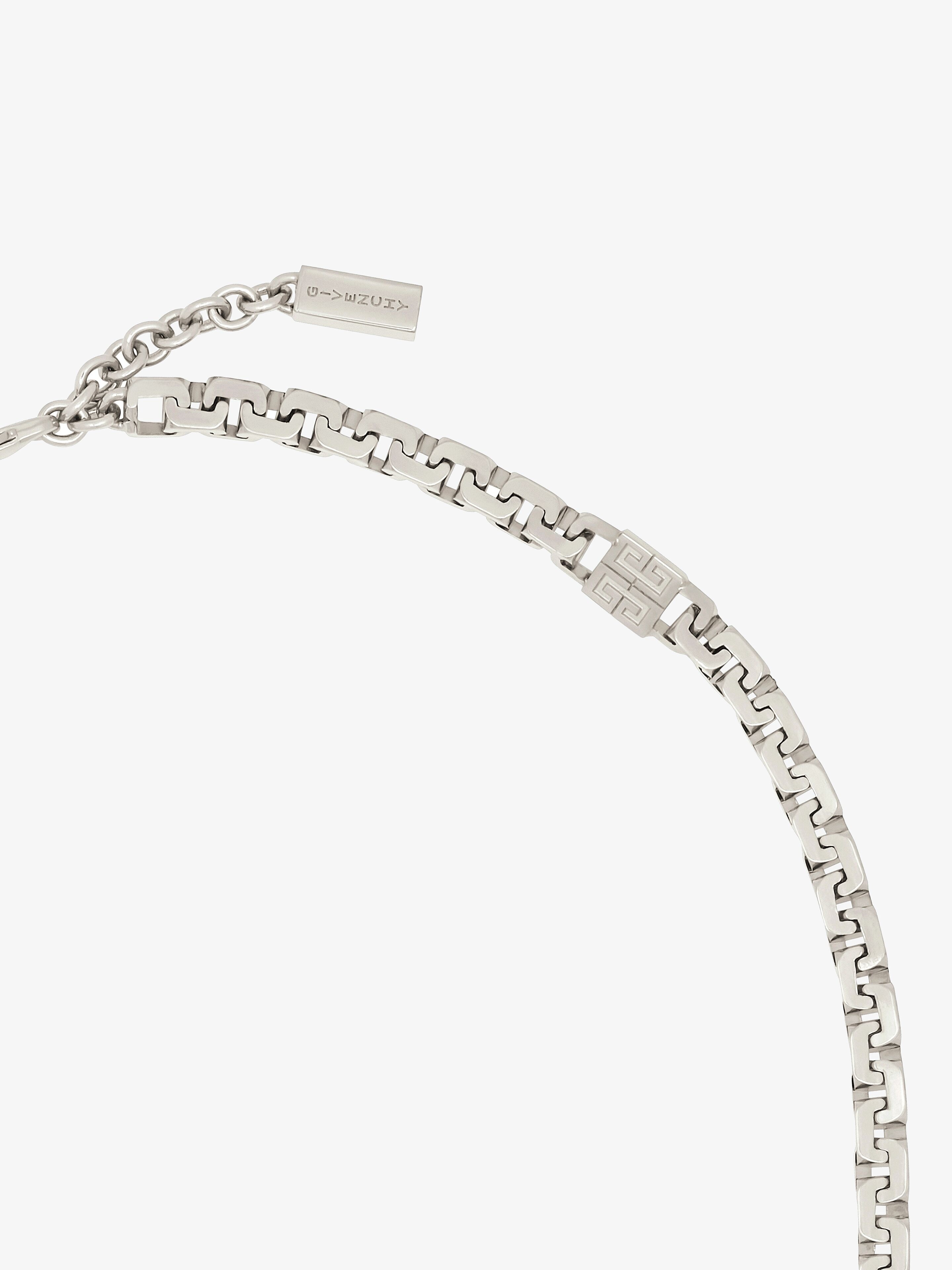 4G CHAIN NECKLACE IN METAL - 2