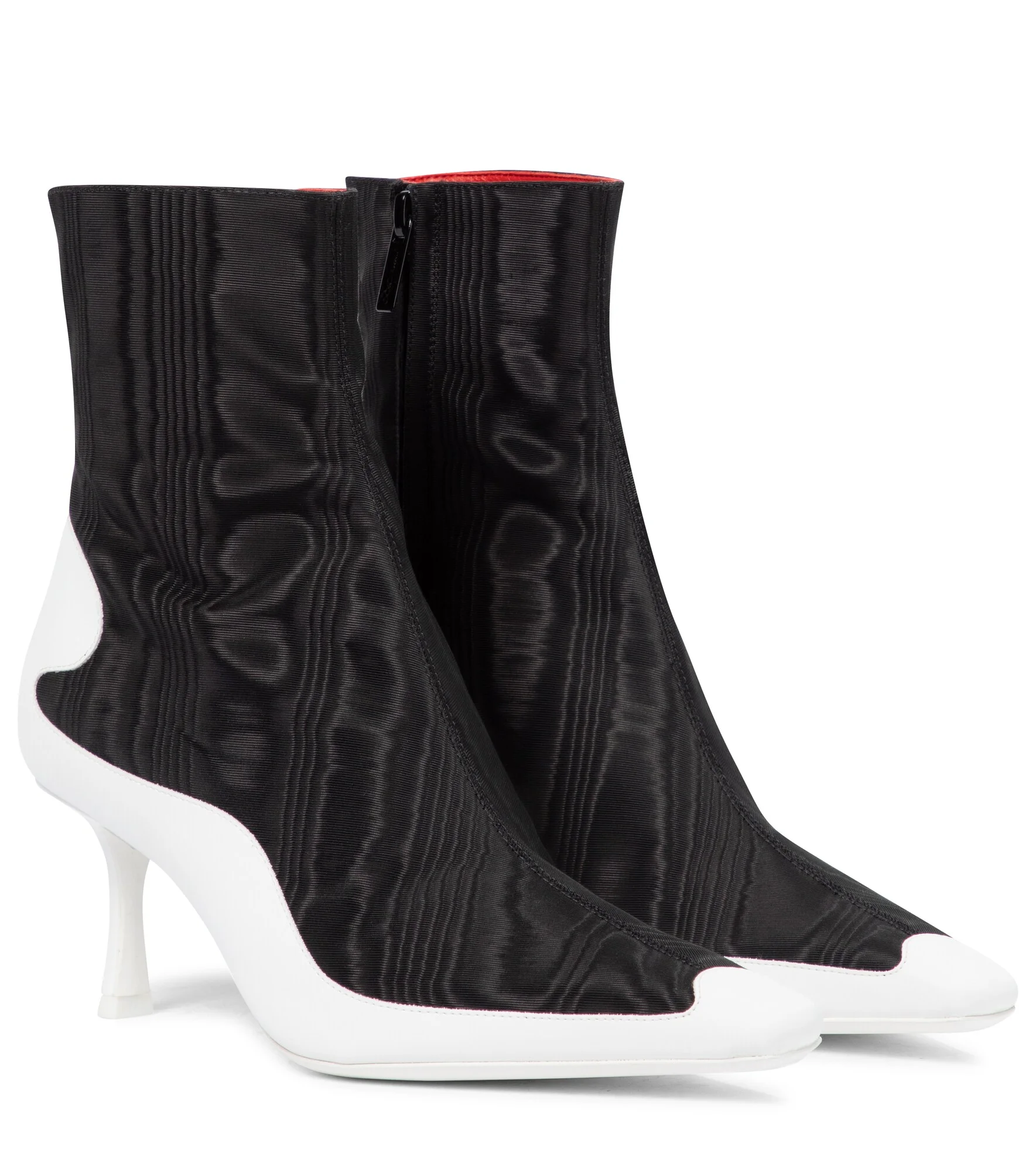 x Marine Serre moiré ankle boots - 1