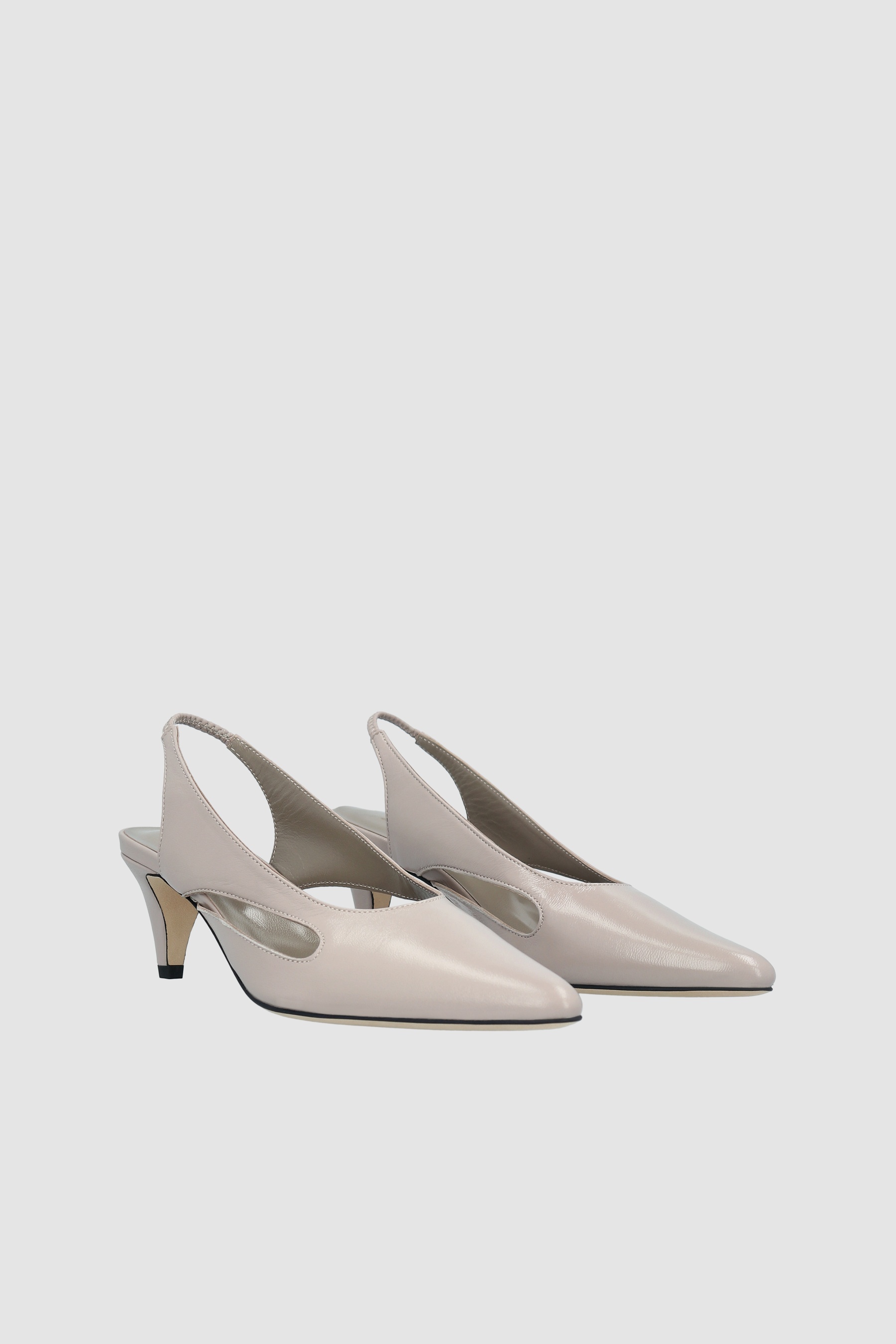 RUNA FOSSIL GLOSSED NAPPA LEATHER SLINGBACK PUMP - 2