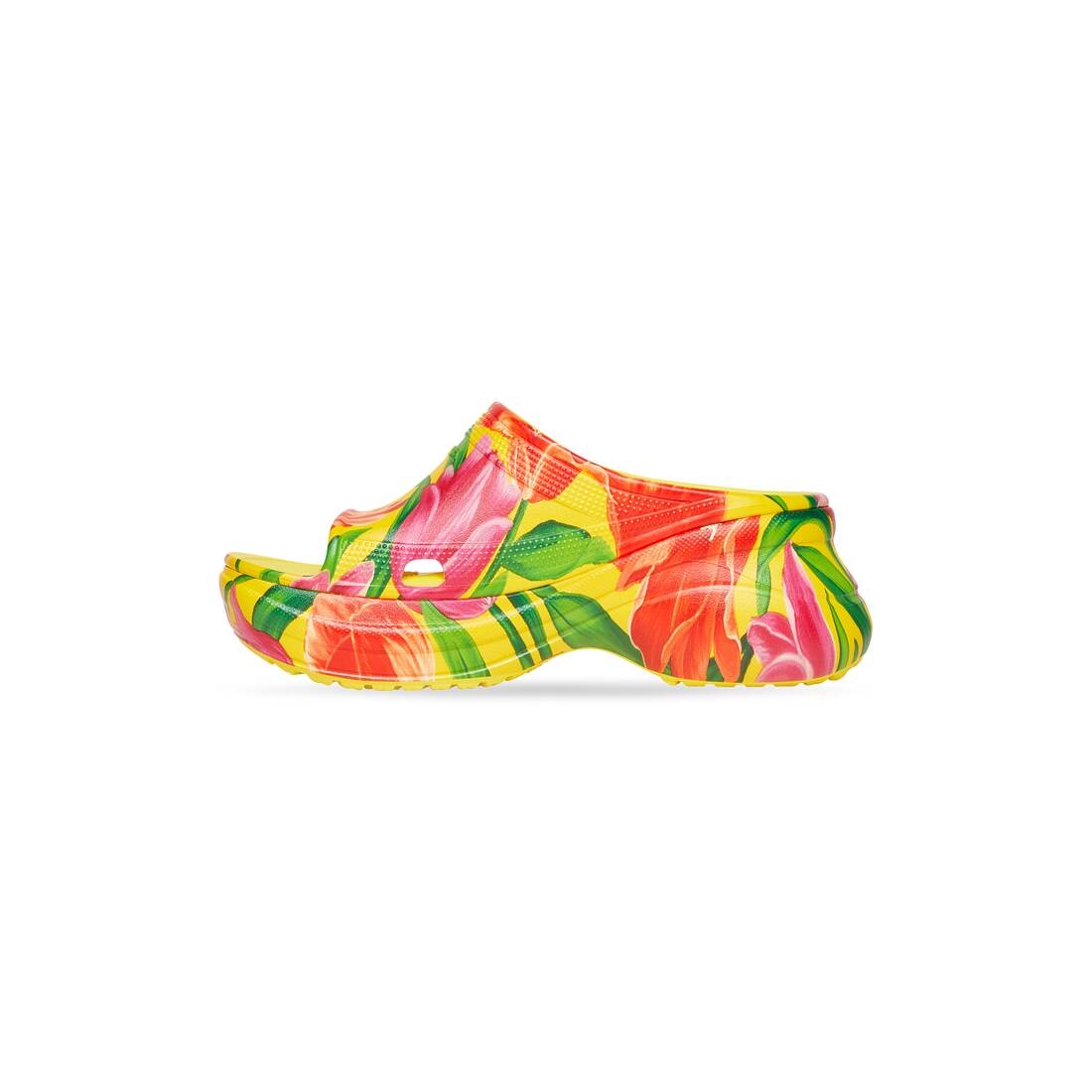 Women's Pool Crocs™ Slide Sandal Tulip in Multicolored - 4