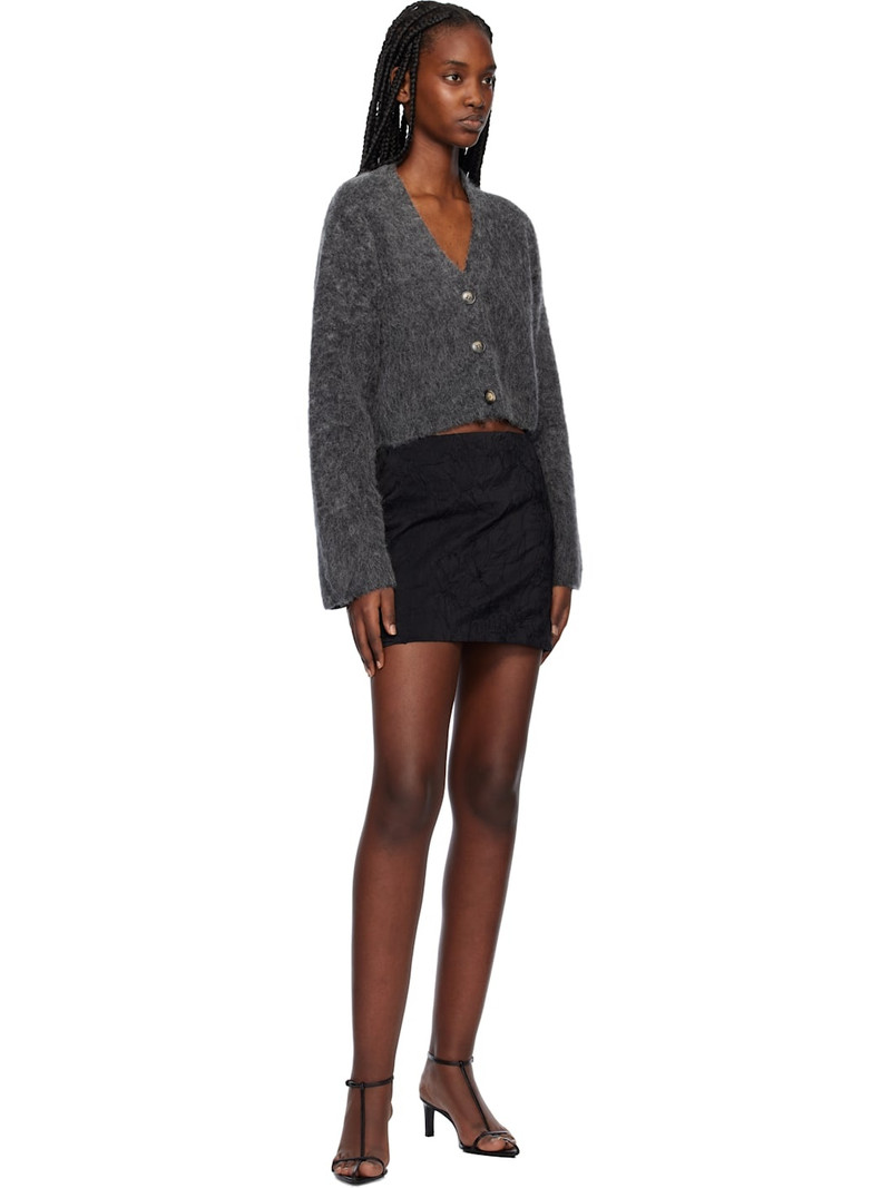 Nanushka Black Cersei Miniskirt outlook