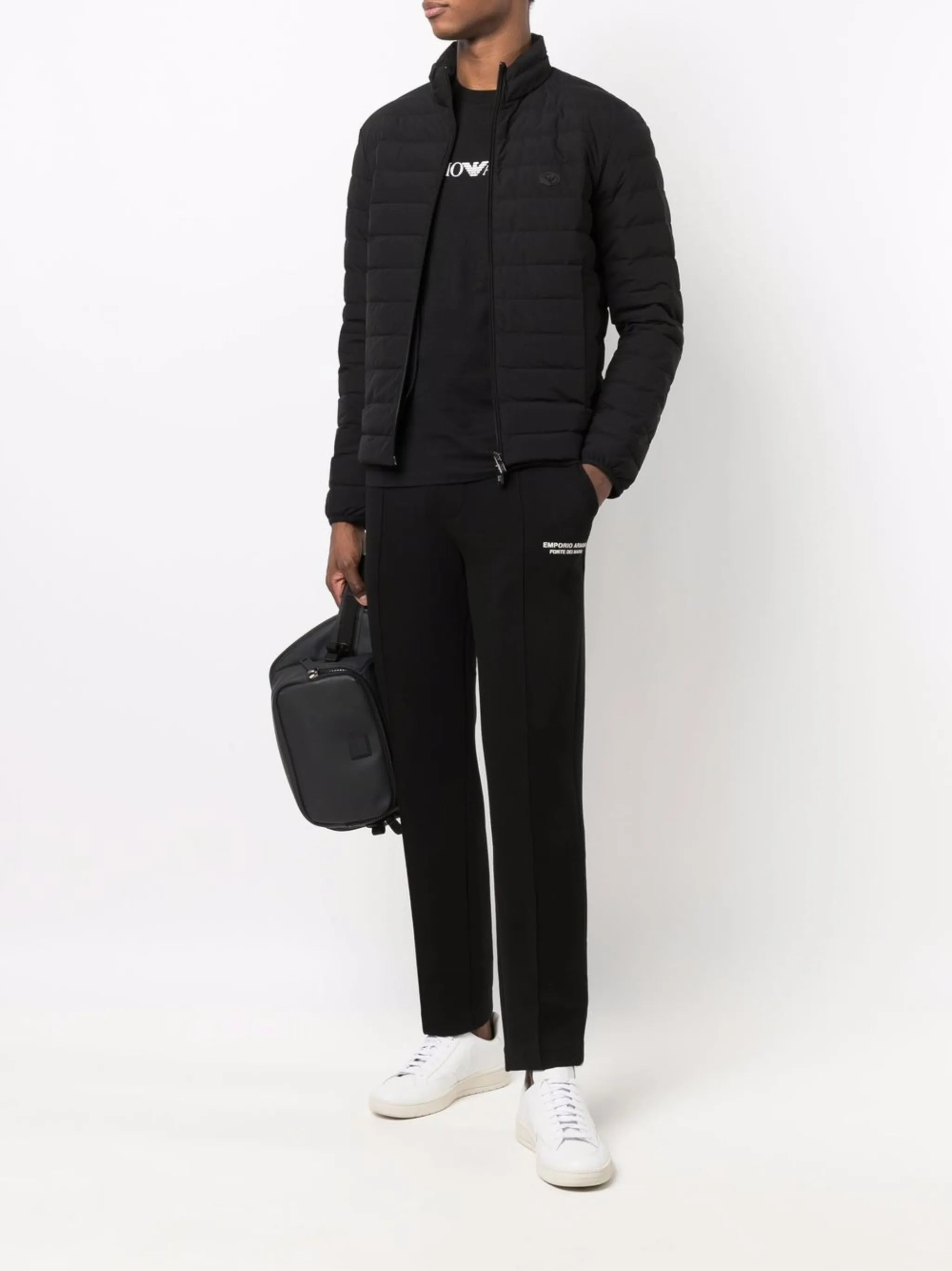 Emporio Armani Padded Logo-patch Jacket - 5