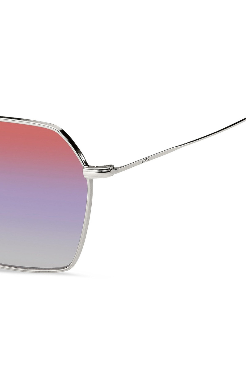 BOSS DOUBLE-BRIDGE SUNGLASSES WITH MULTICOLORED LENSES outlook