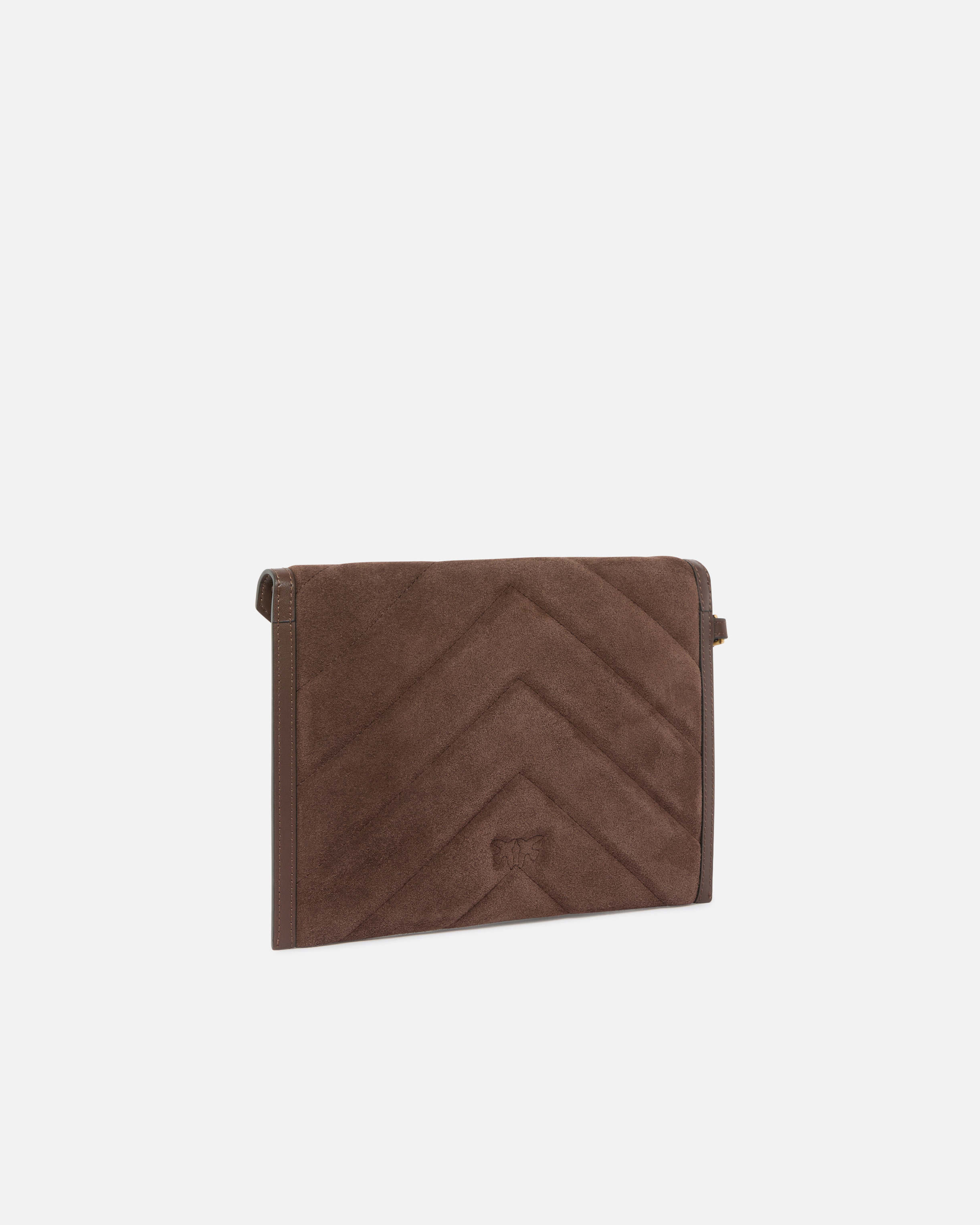 SUEDE POUCH WITH LOVE BIRDS LOGO - 2