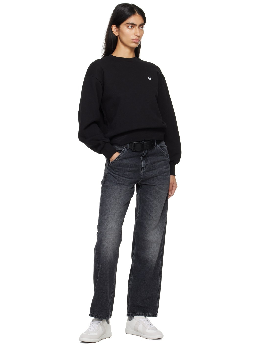 Black Simple Jeans - 4