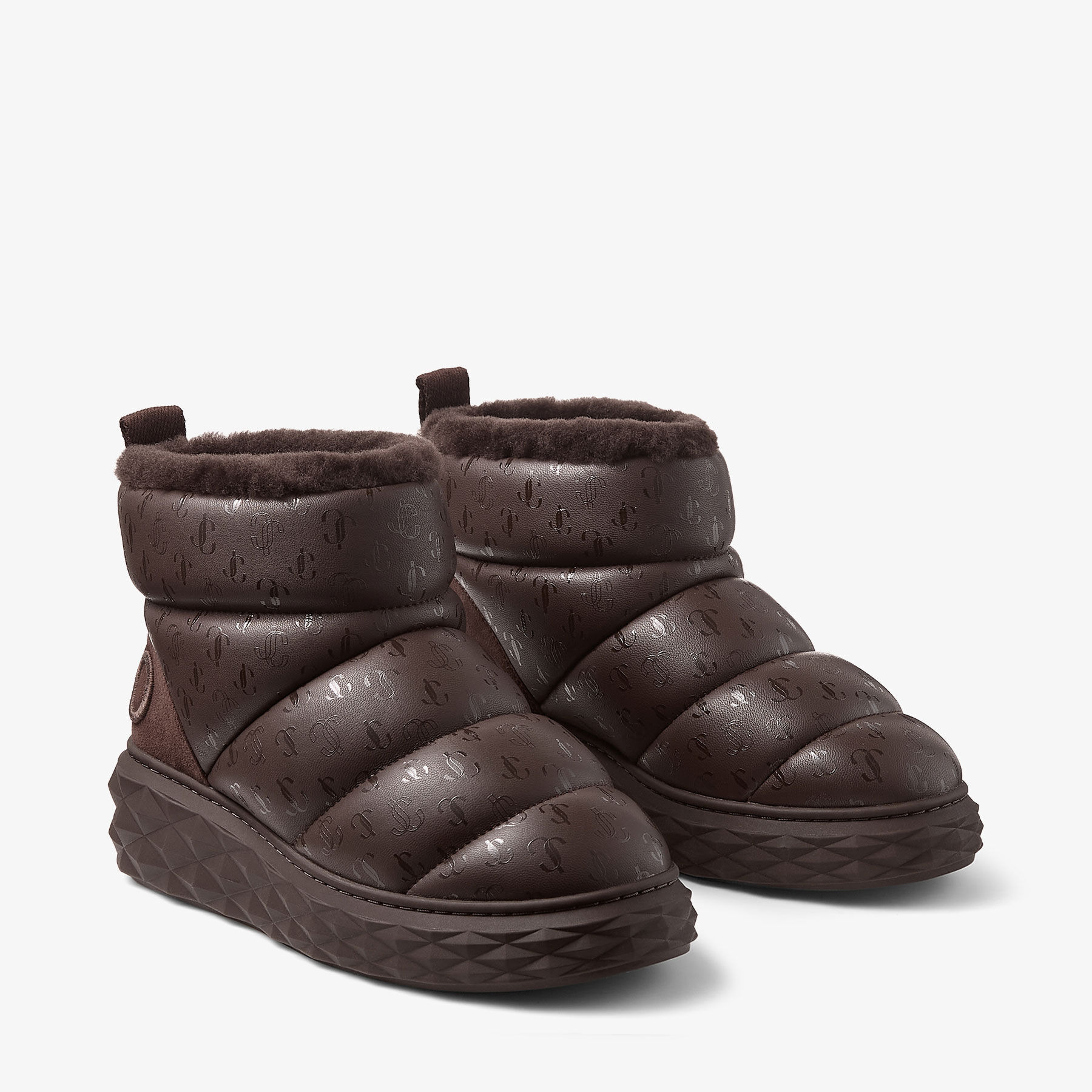 Xan
Chocolate Soft Nappa Leather Ankle Boots with Shearling Lining - 2