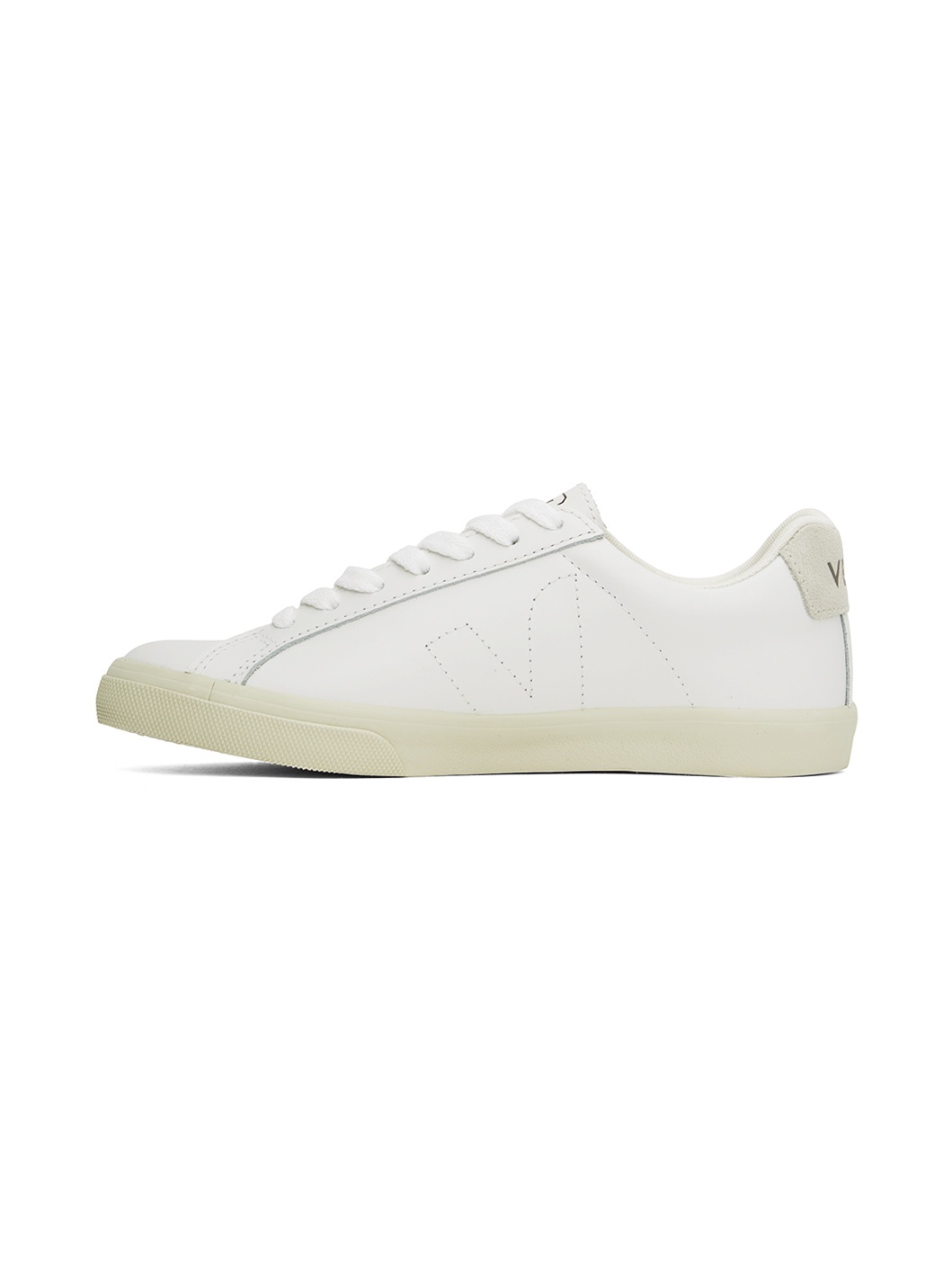 White Esplar Leather Sneakers - 3