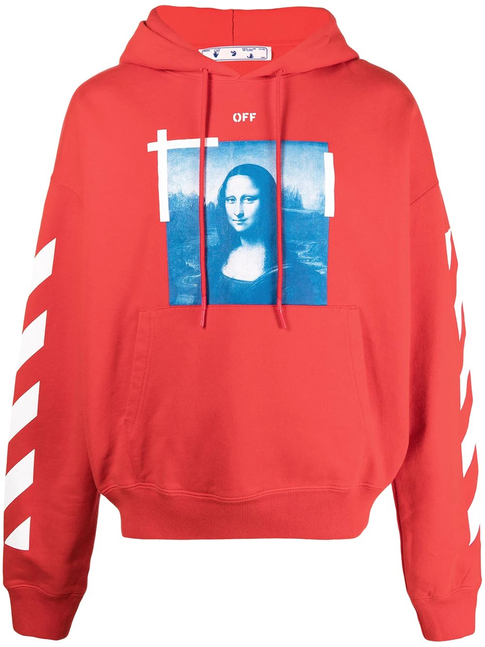 Mona Lisa print hoodie - 1