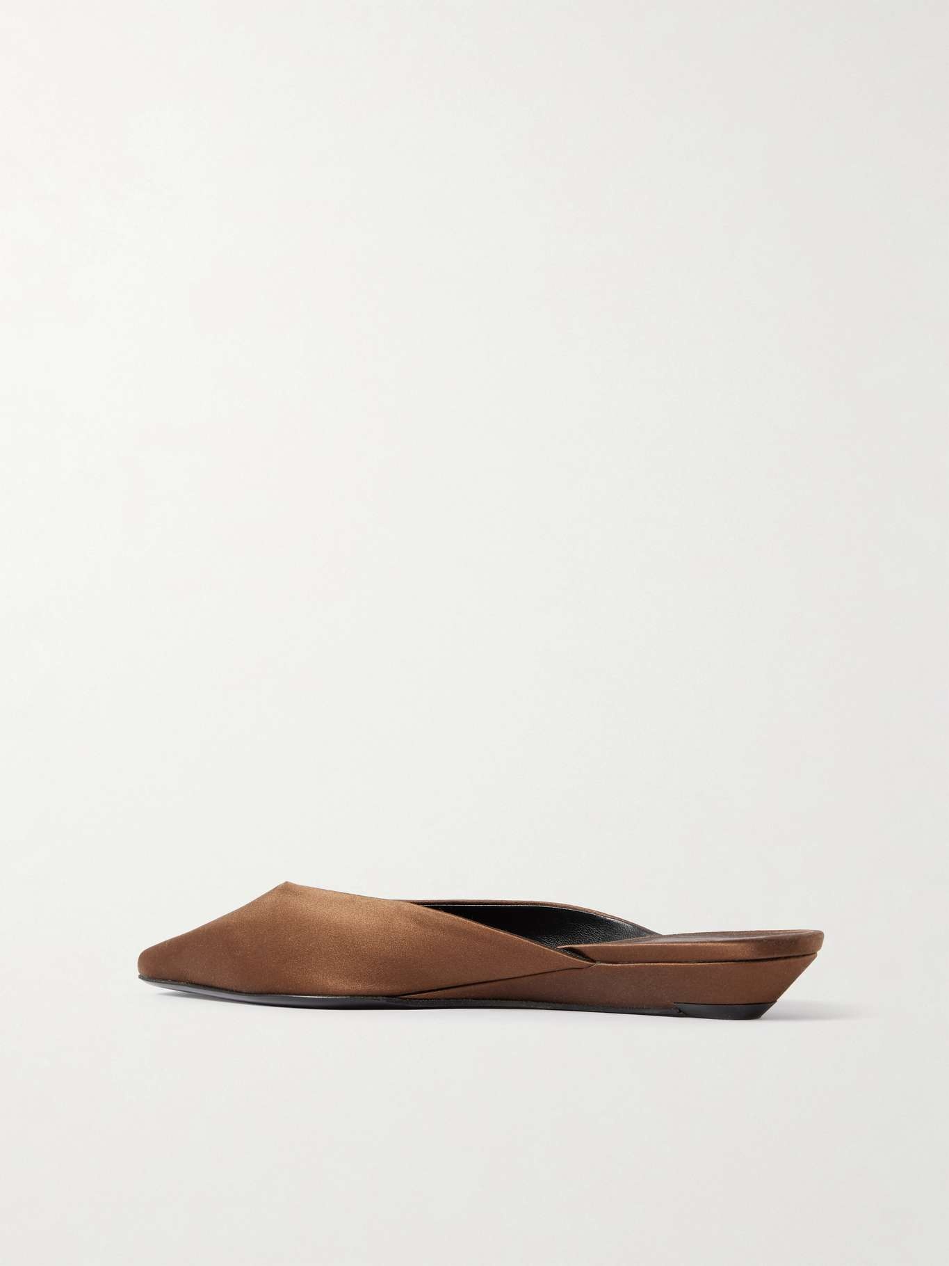 Petros satin slippers Brown - 3