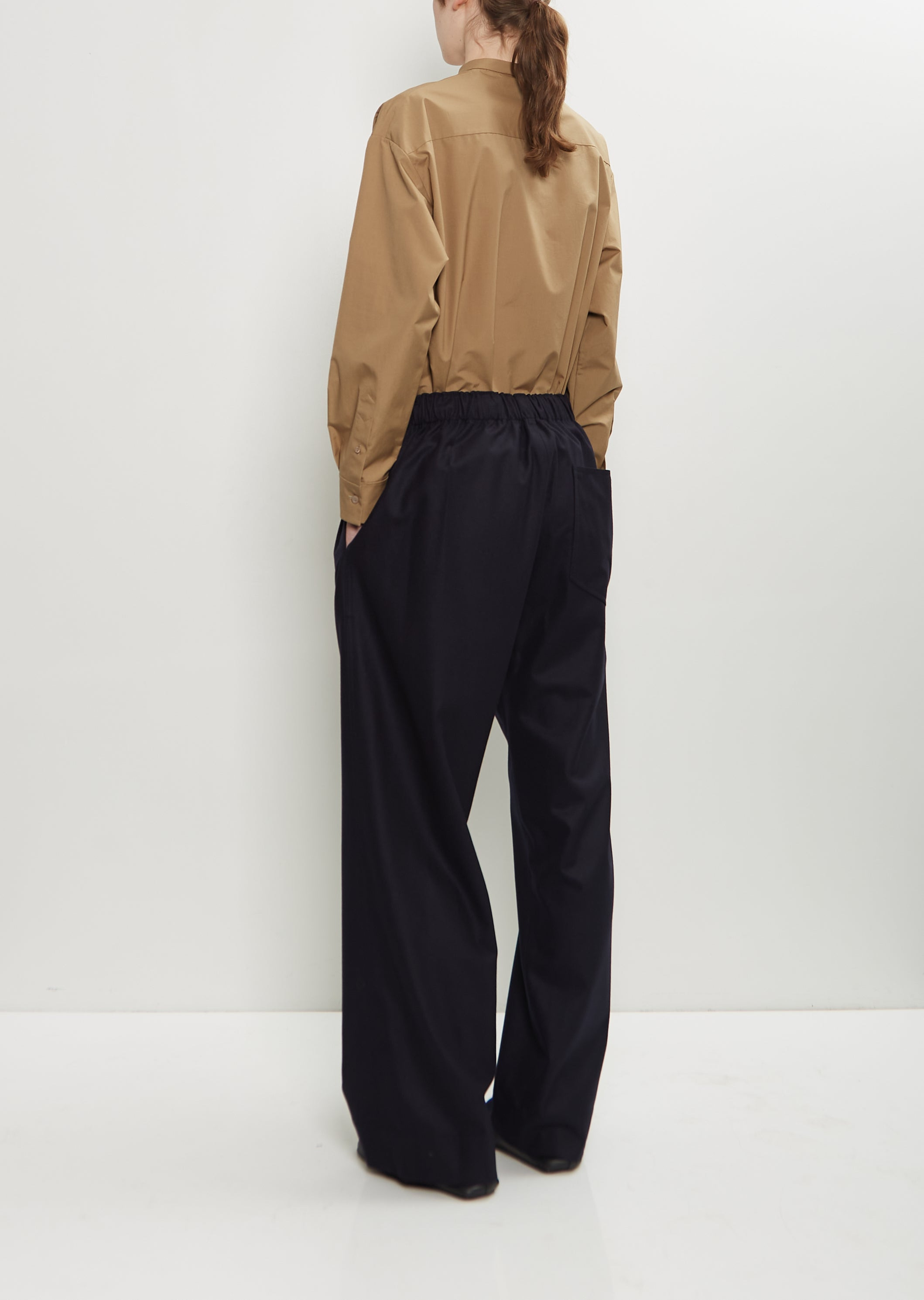 Wool Pull-On Trouser - 3