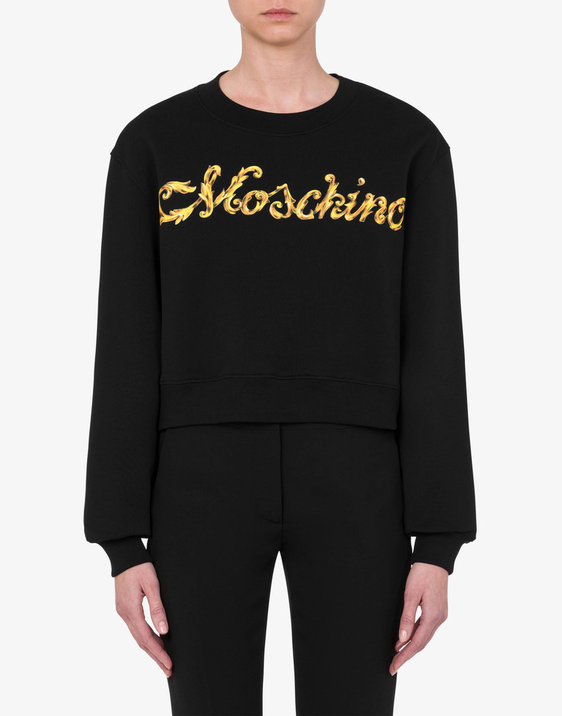Moschino FLOURISH LOGO ORGANIC COTTON SWEATSHIRT outlook