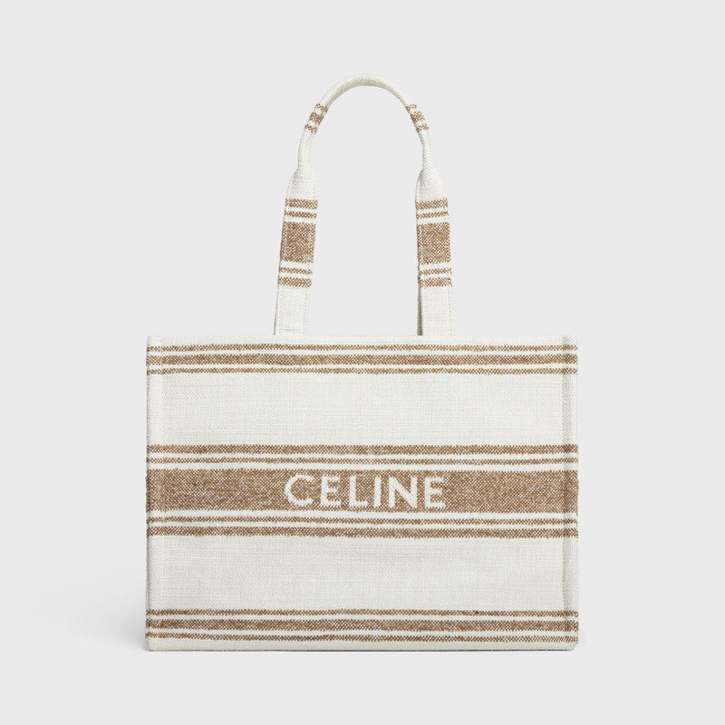 Large Cabas Thais in STRIPED TEXTILE WITH CELINE JACQUARD 5