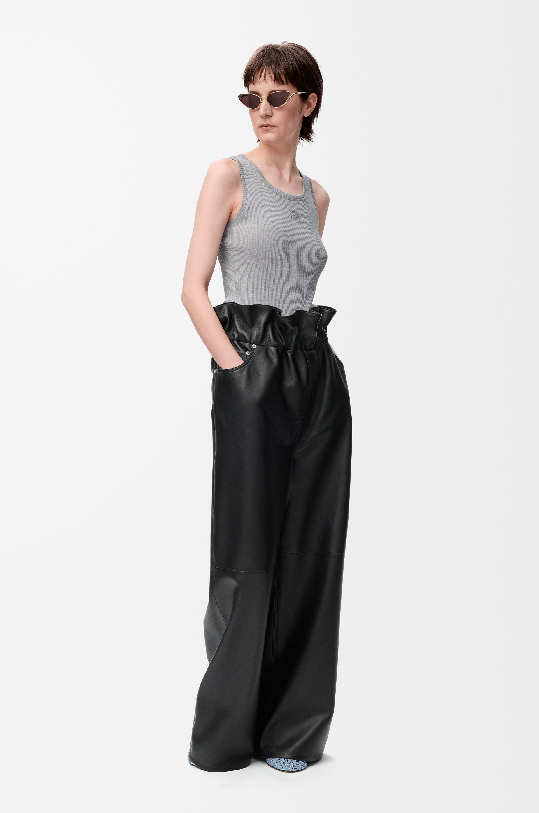 Anagram tank top in silk - 2