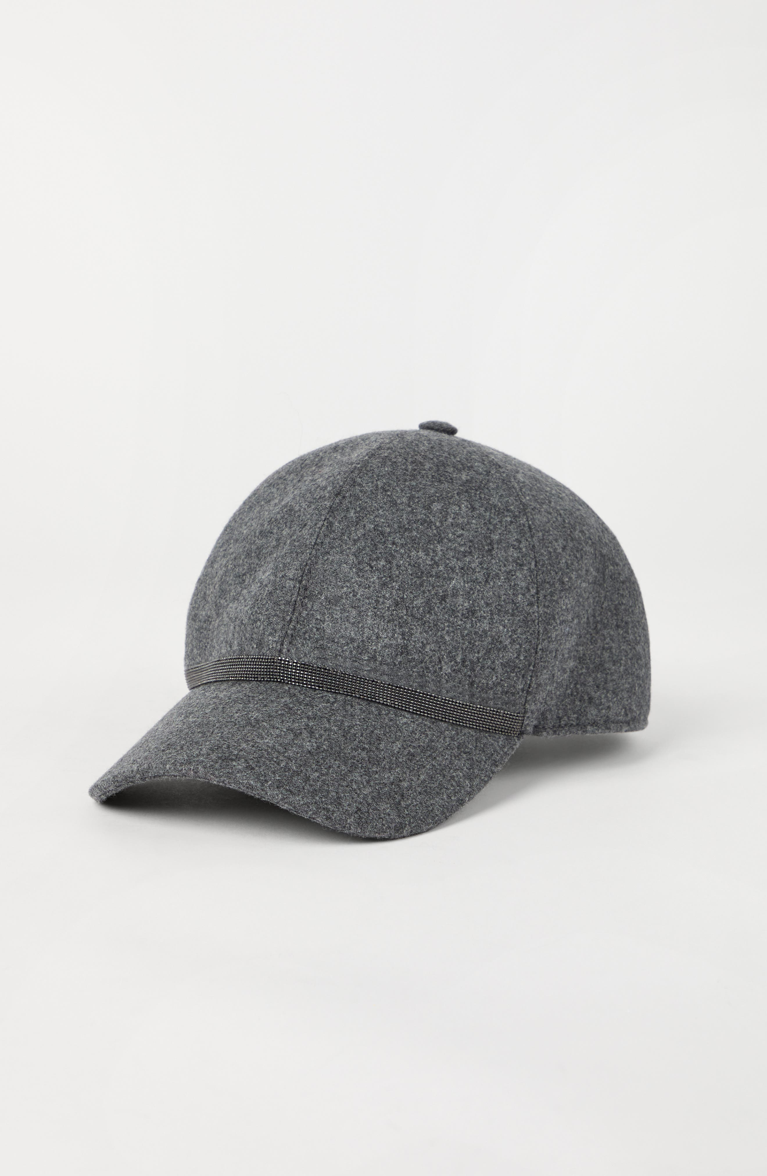 Brunello Cucinelli Baseball Cap with monili in Dark Grey at Nordstrom - 2