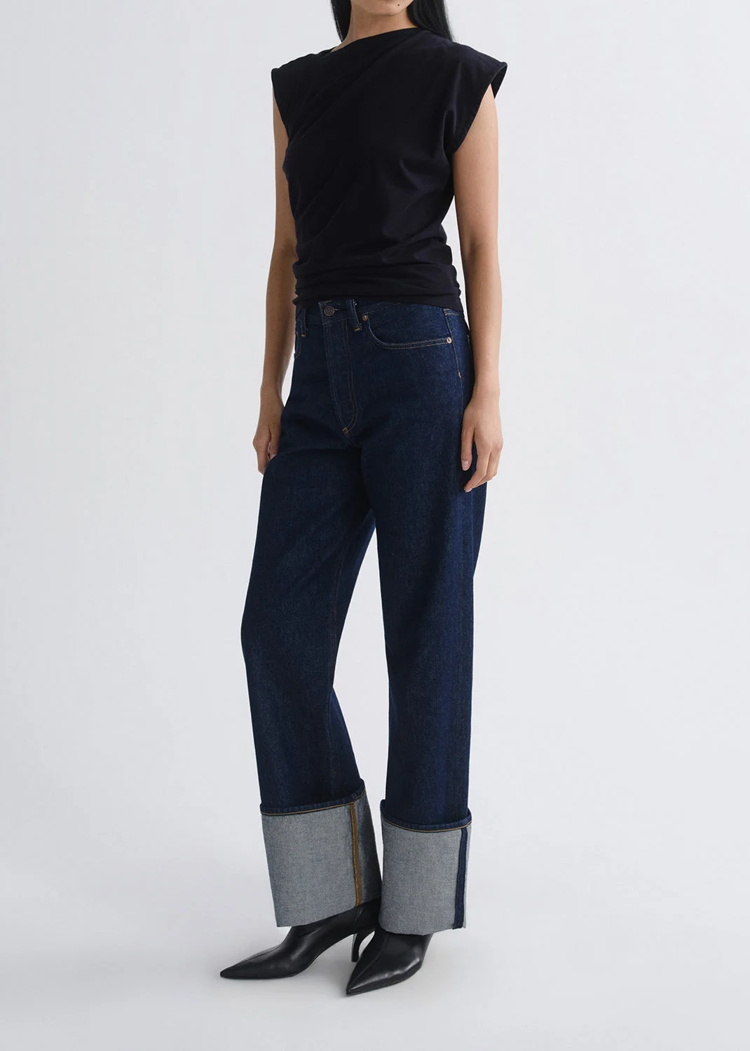 BIG CUFF JEAN IN RINSE - 1