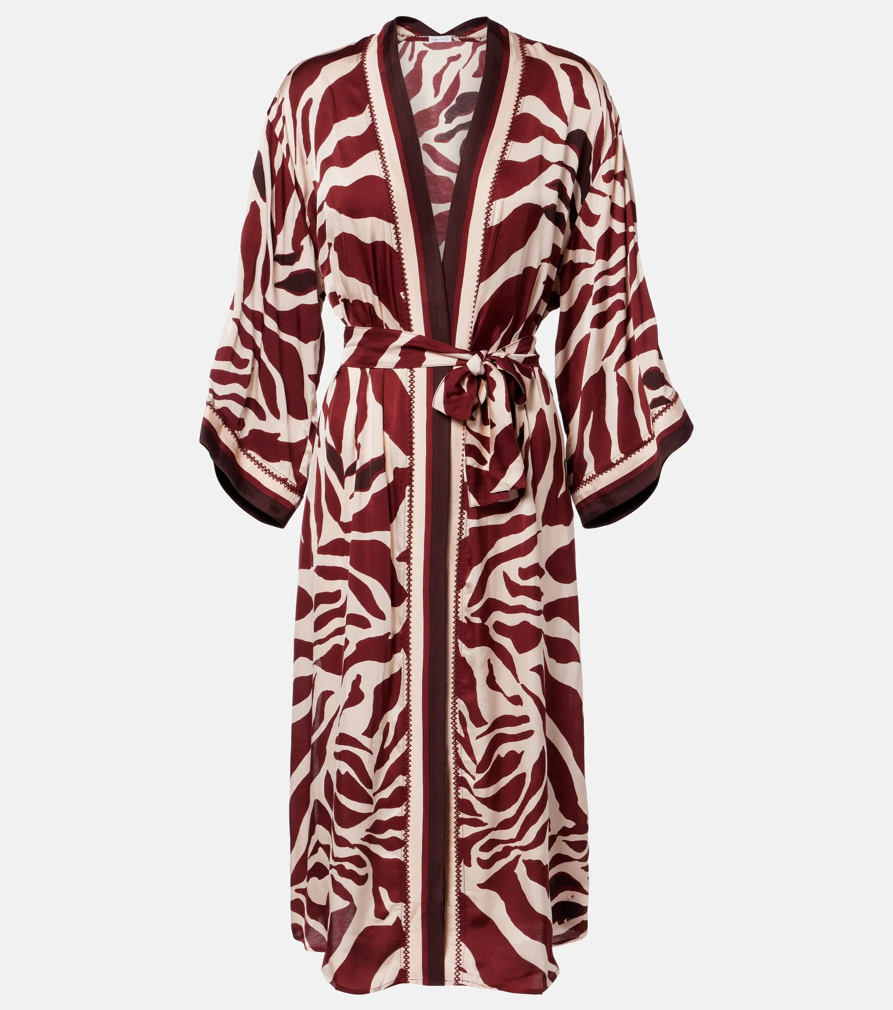 Erica printed satin kaftan - 1