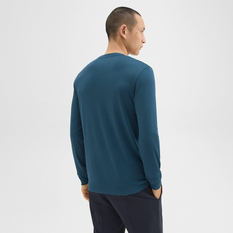 Essential Long-Sleeve Tee in Anemone Modal Jersey 4