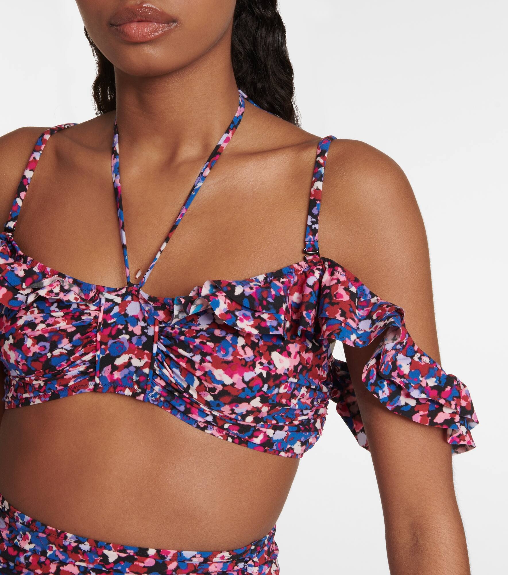 Skyros floral bikini top - 4