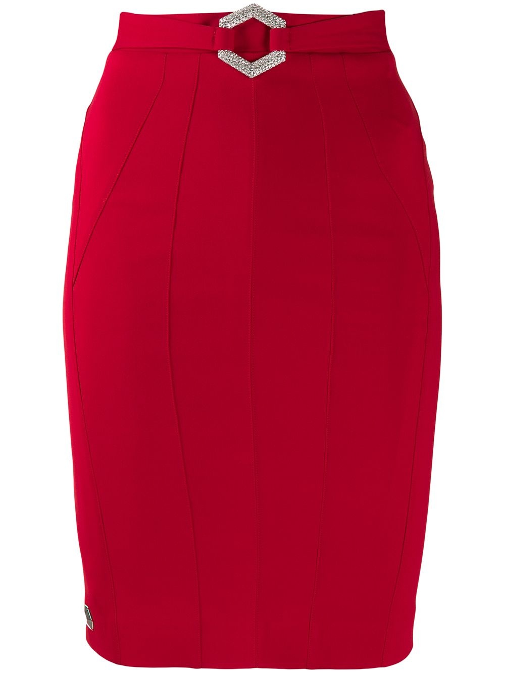 stretch-cady fitted skirt - 1