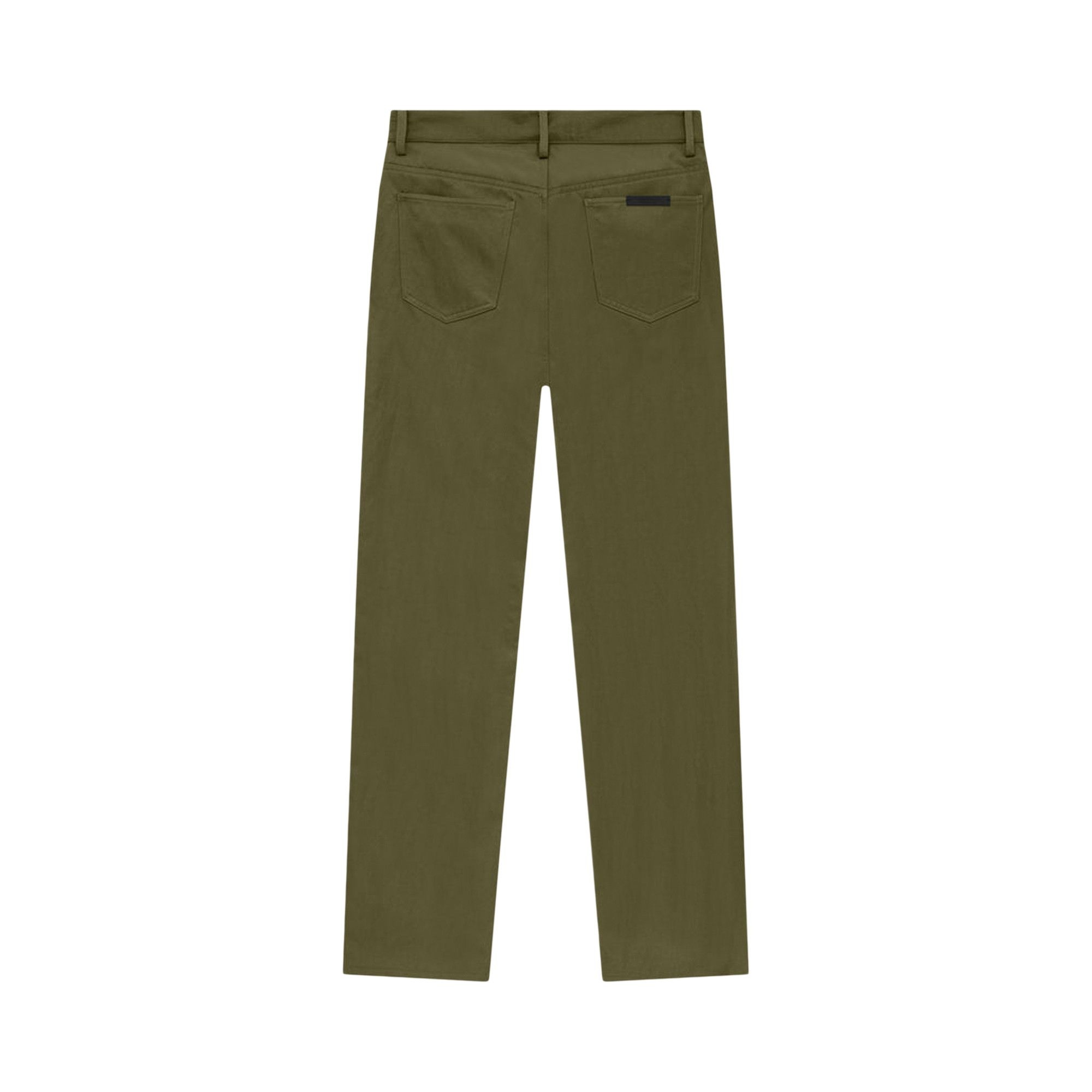 Fear of God Essentials Textured Nylon 5-Pocket Pant 'Military' - 2