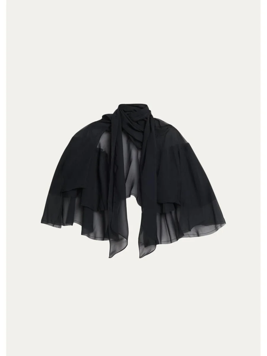Chloe Chiffon Cape - 1