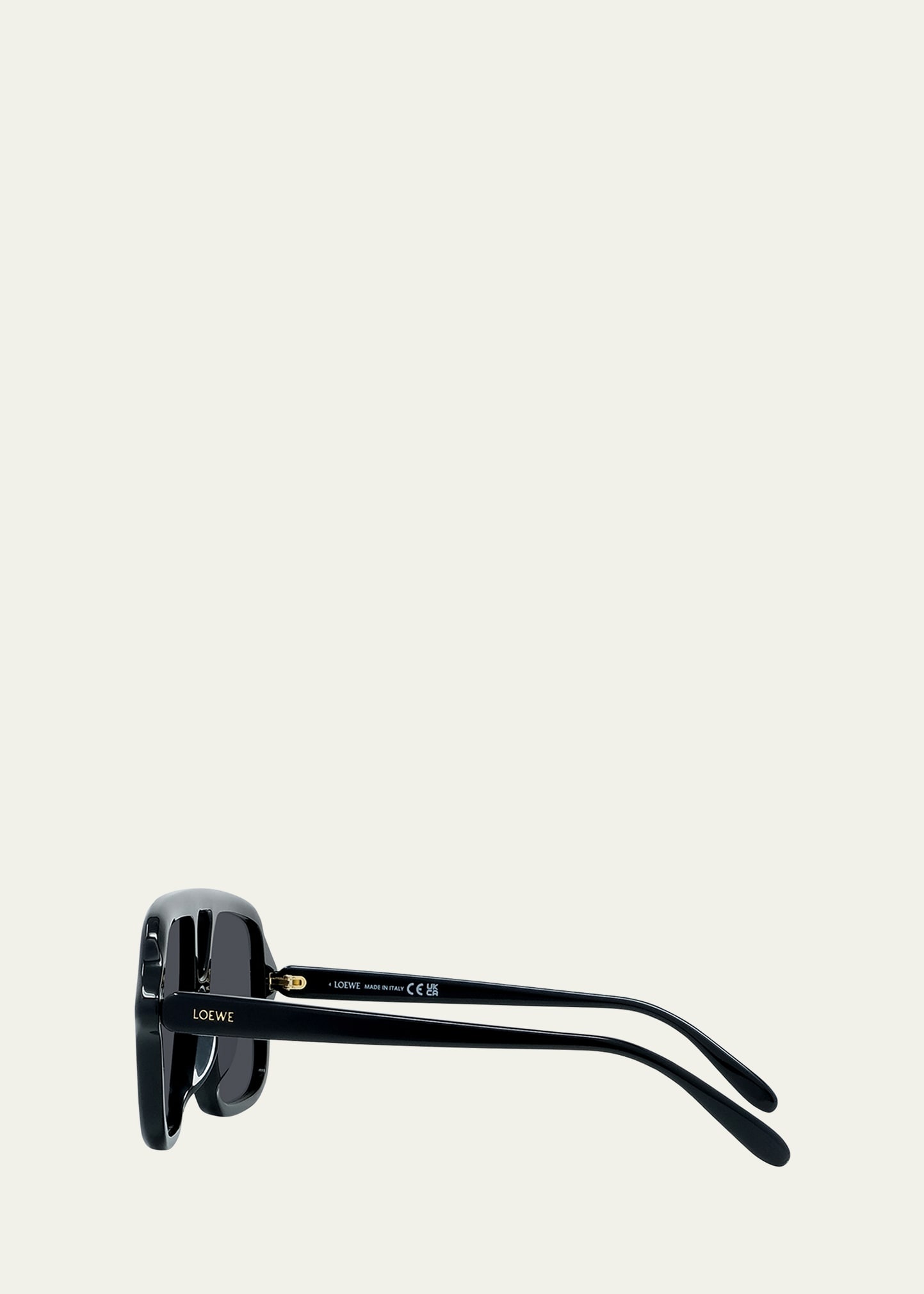 Slim Aviator Logo Sunglasses - 3