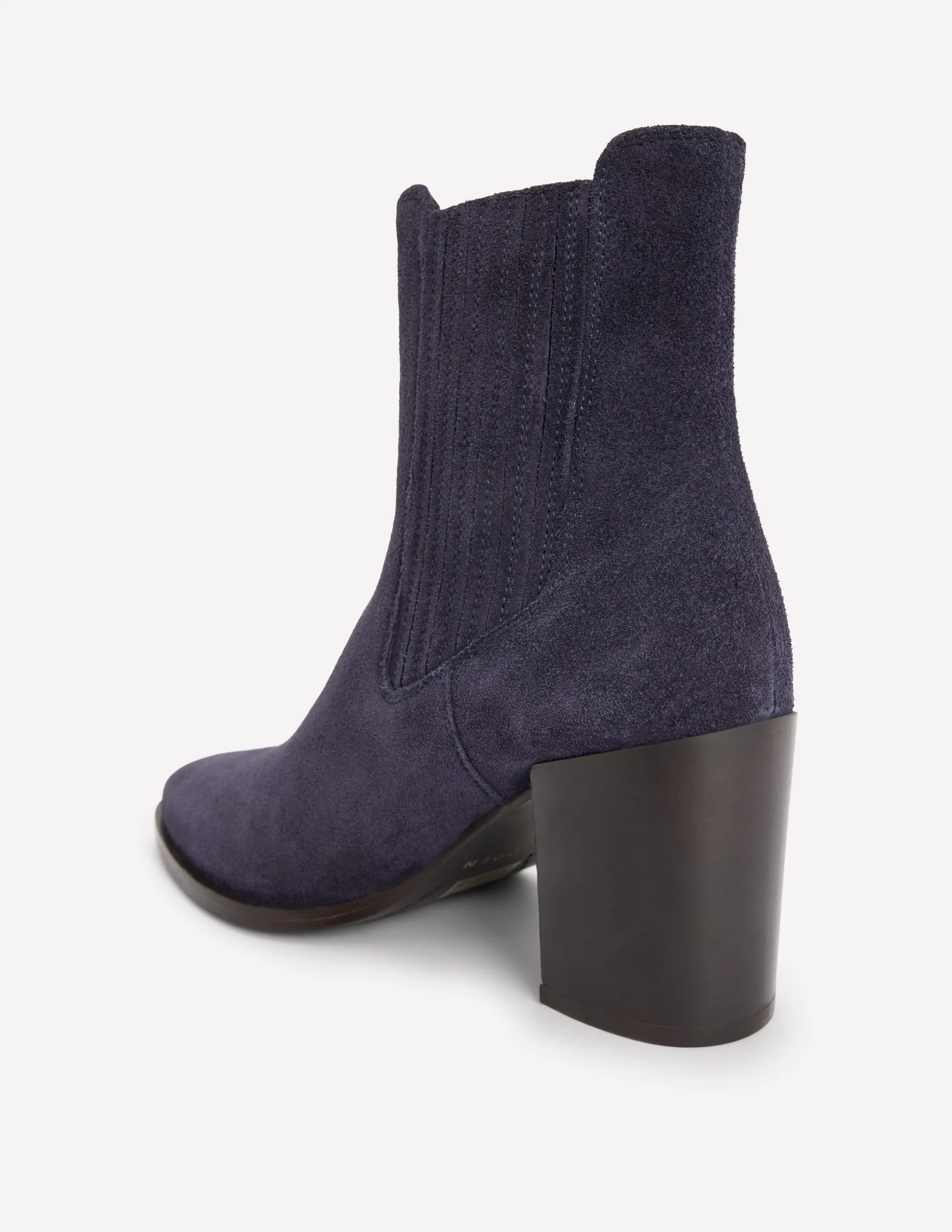 Point Casual Ankle Boots-Dark Navy - 1
