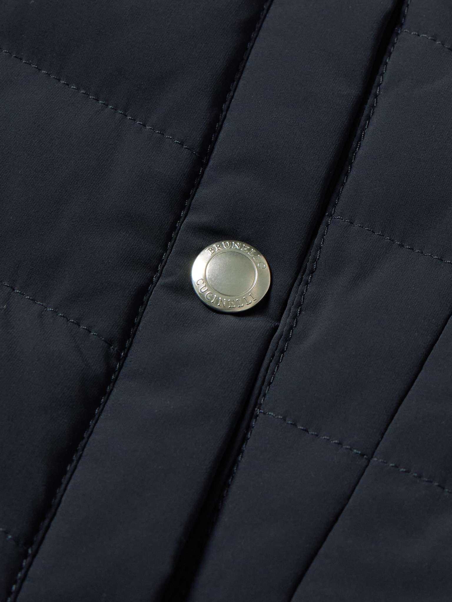 Quilted Nylon Down Gilet - 5