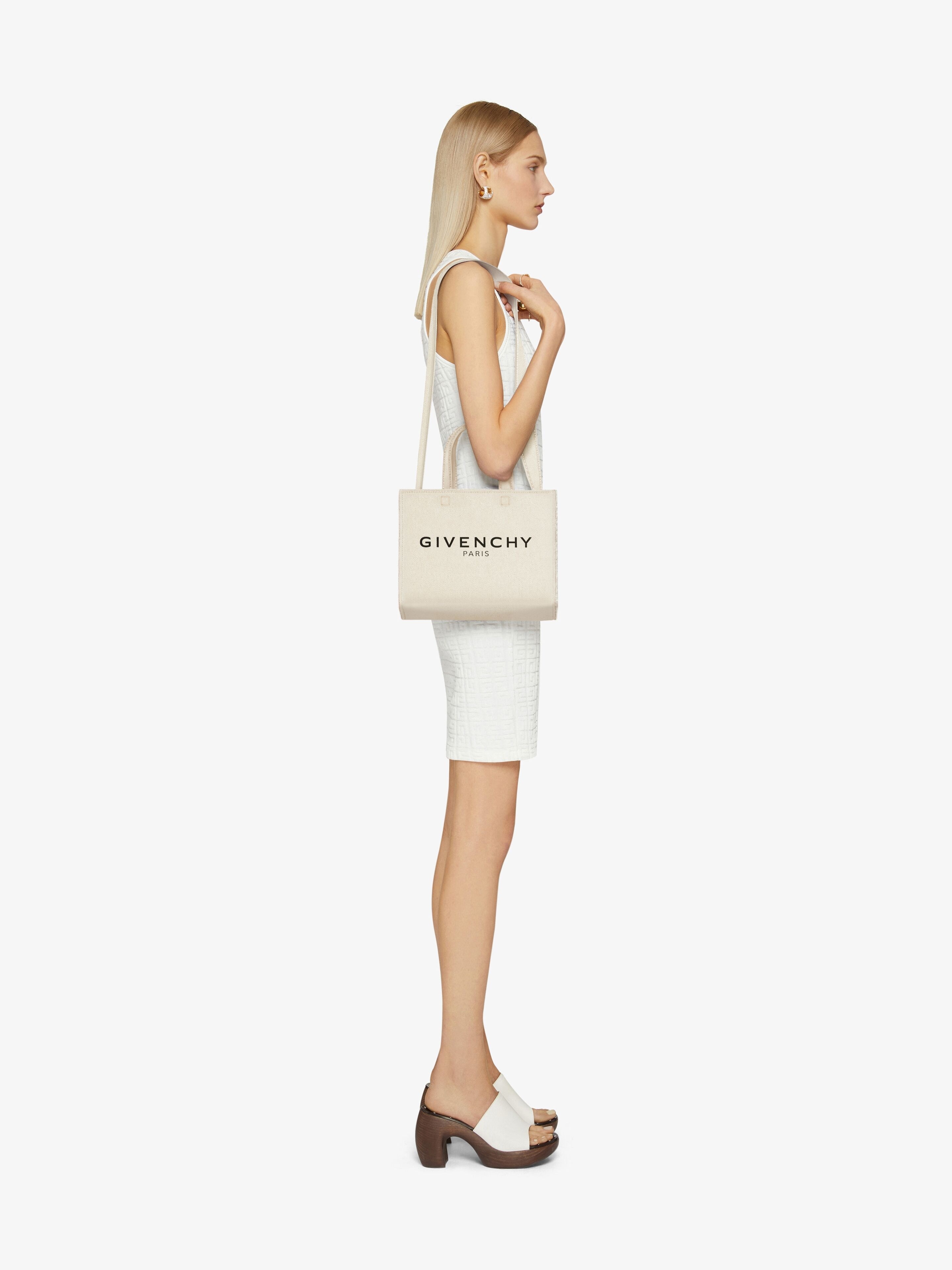 SMALL G-TOTE SHOPPING BAG IN CANVAS - 2